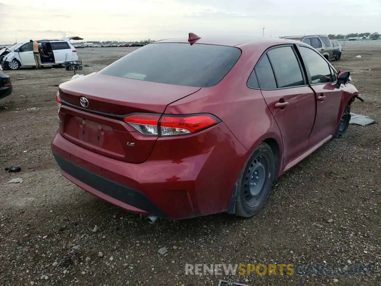 4 Photograph of a damaged car JTDEPMAEXNJ191169 TOYOTA COROLLA 2022