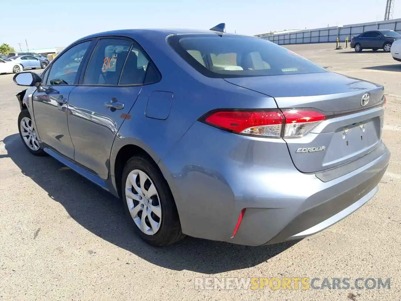 3 Photograph of a damaged car JTDEPMAEXNJ191477 TOYOTA COROLLA 2022