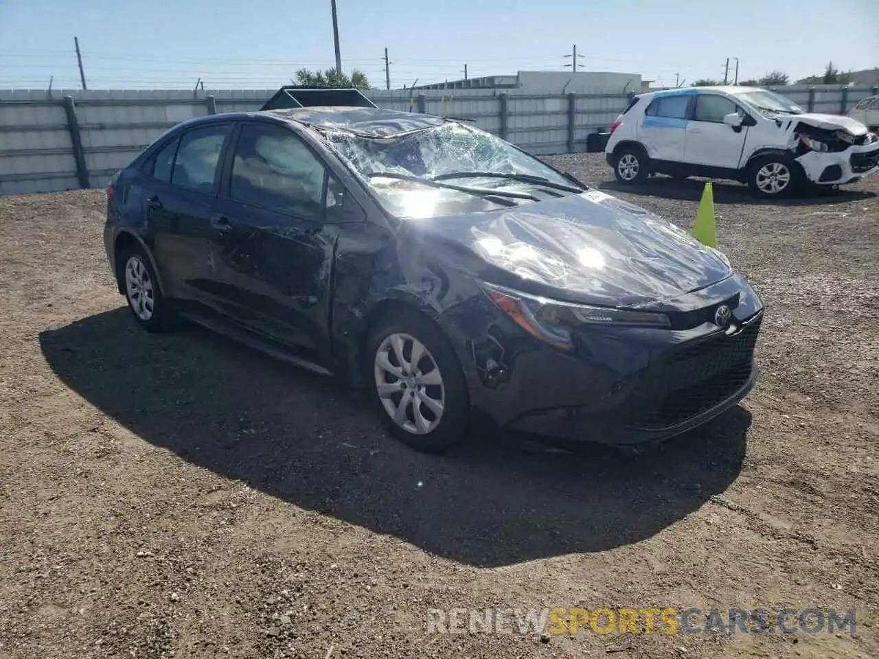 1 Photograph of a damaged car JTDEPMAEXNJ193648 TOYOTA COROLLA 2022