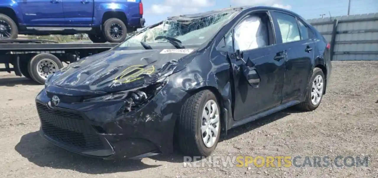 2 Photograph of a damaged car JTDEPMAEXNJ193648 TOYOTA COROLLA 2022