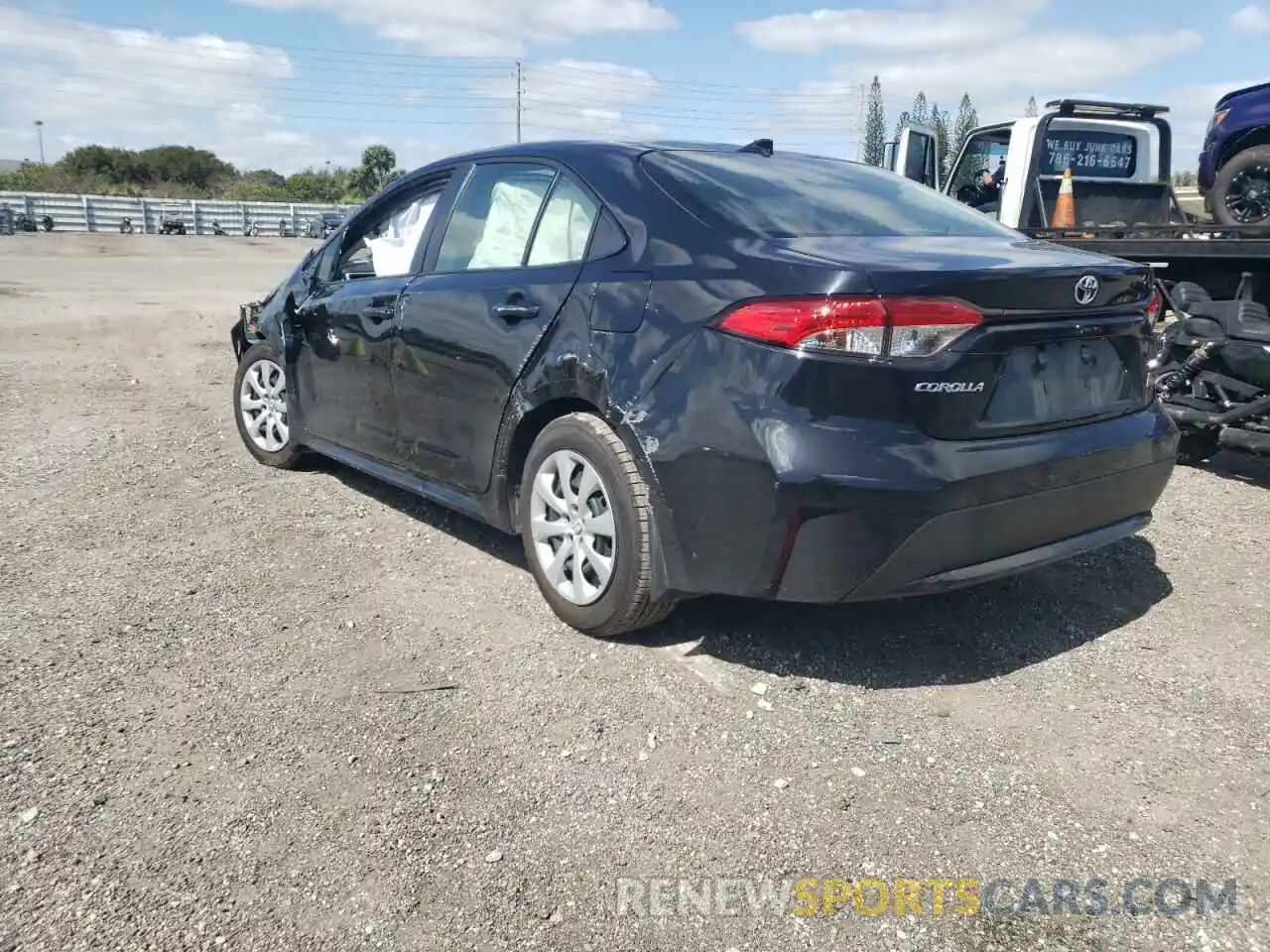 3 Photograph of a damaged car JTDEPMAEXNJ193648 TOYOTA COROLLA 2022