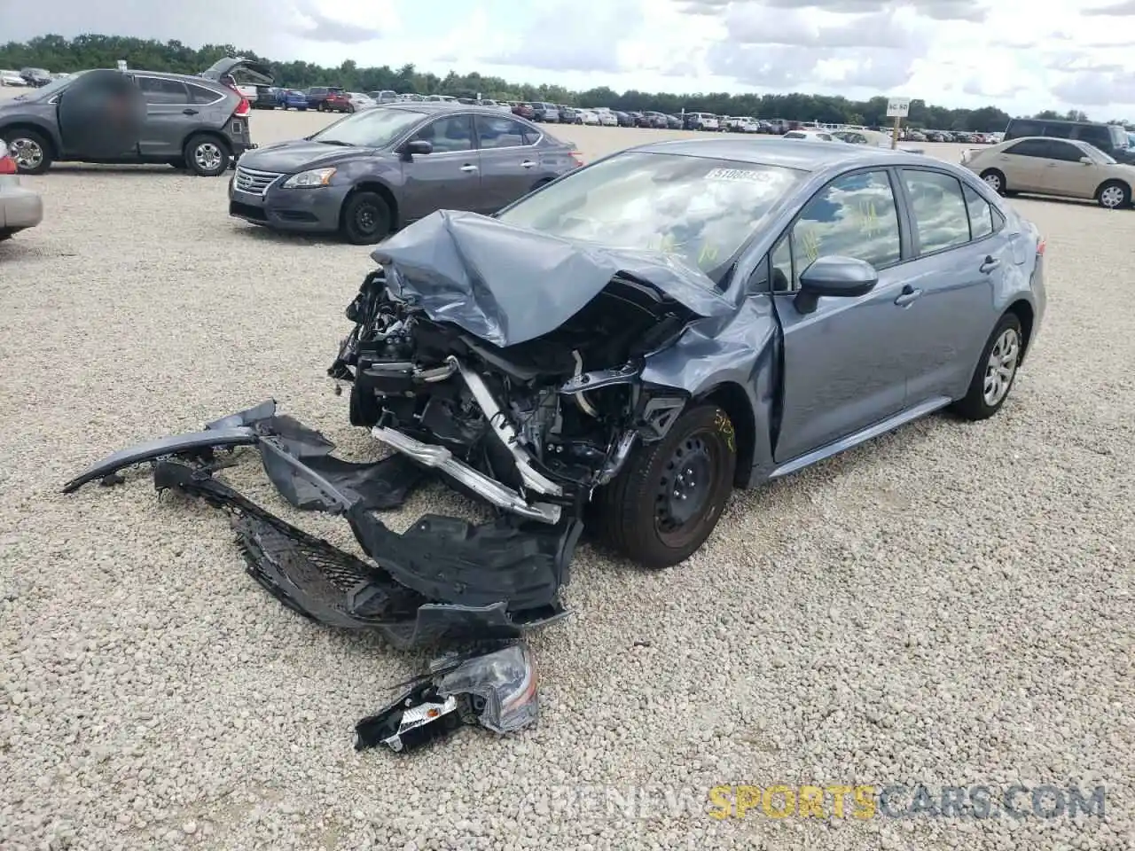 2 Photograph of a damaged car JTDEPMAEXNJ194010 TOYOTA COROLLA 2022