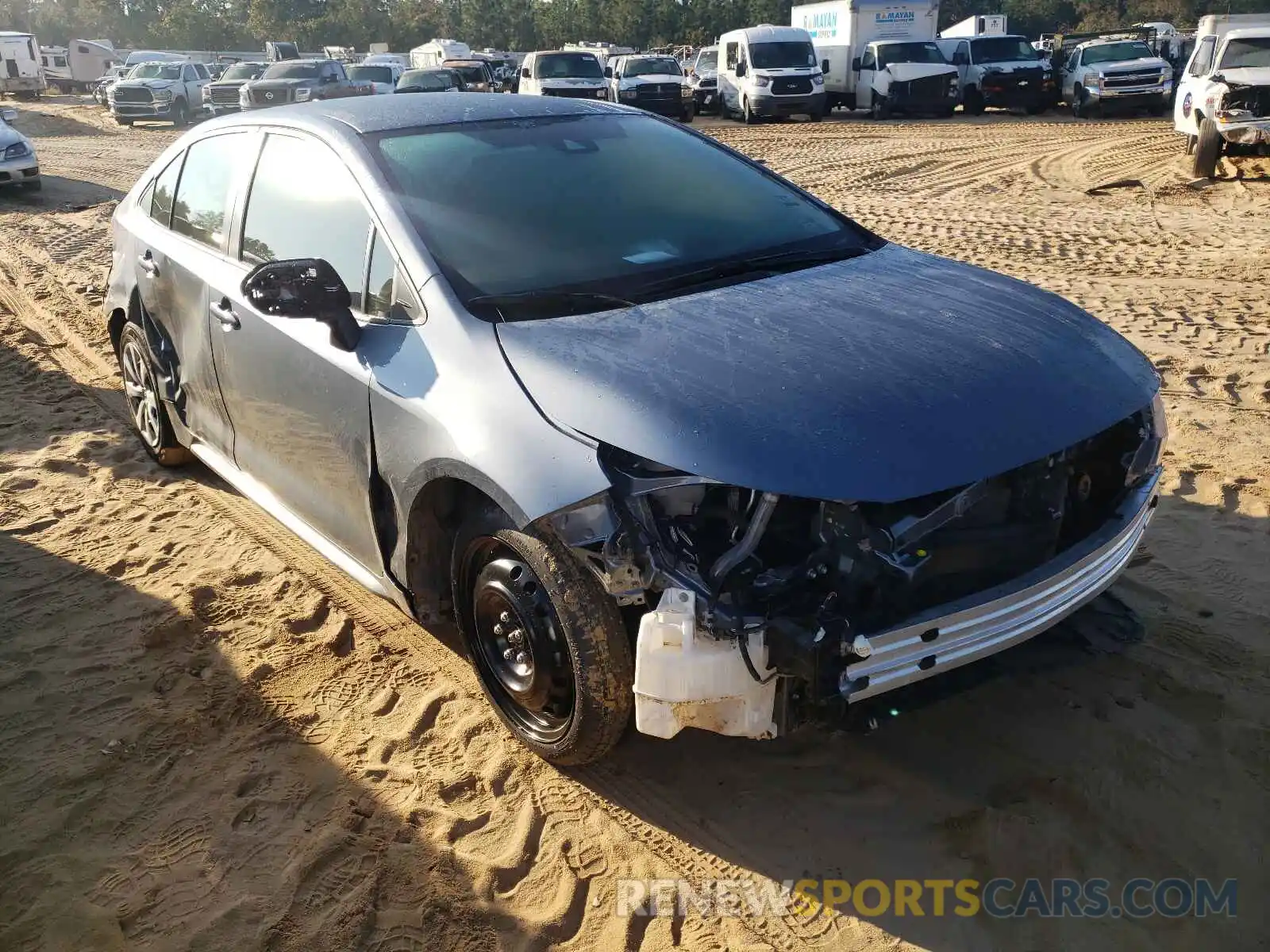 1 Photograph of a damaged car JTDEPMAEXNJ194783 TOYOTA COROLLA 2022