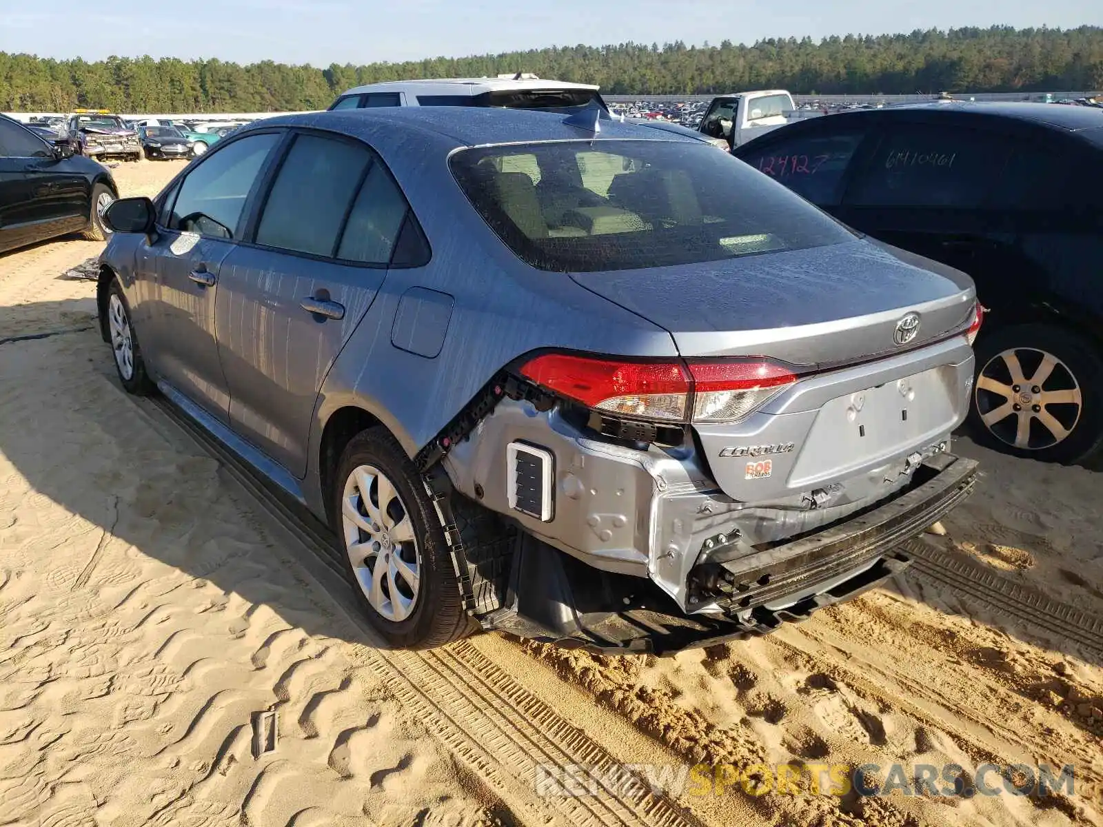 3 Photograph of a damaged car JTDEPMAEXNJ194783 TOYOTA COROLLA 2022