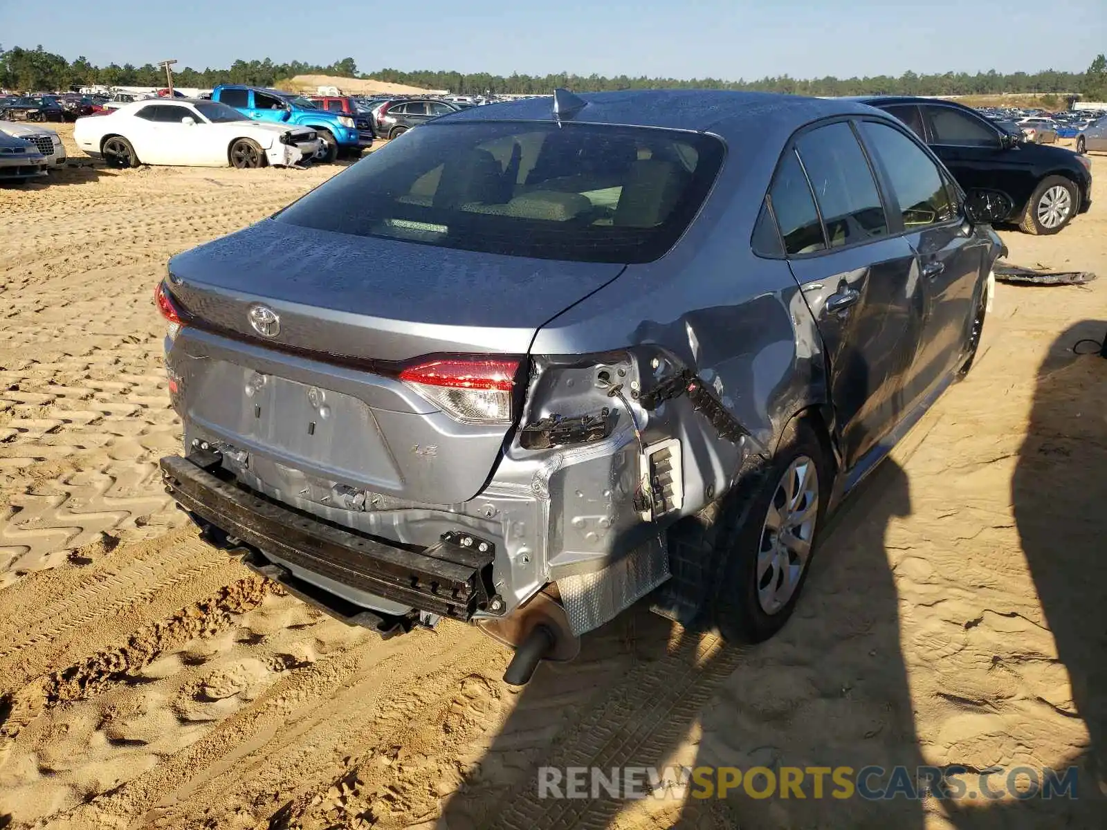 4 Photograph of a damaged car JTDEPMAEXNJ194783 TOYOTA COROLLA 2022