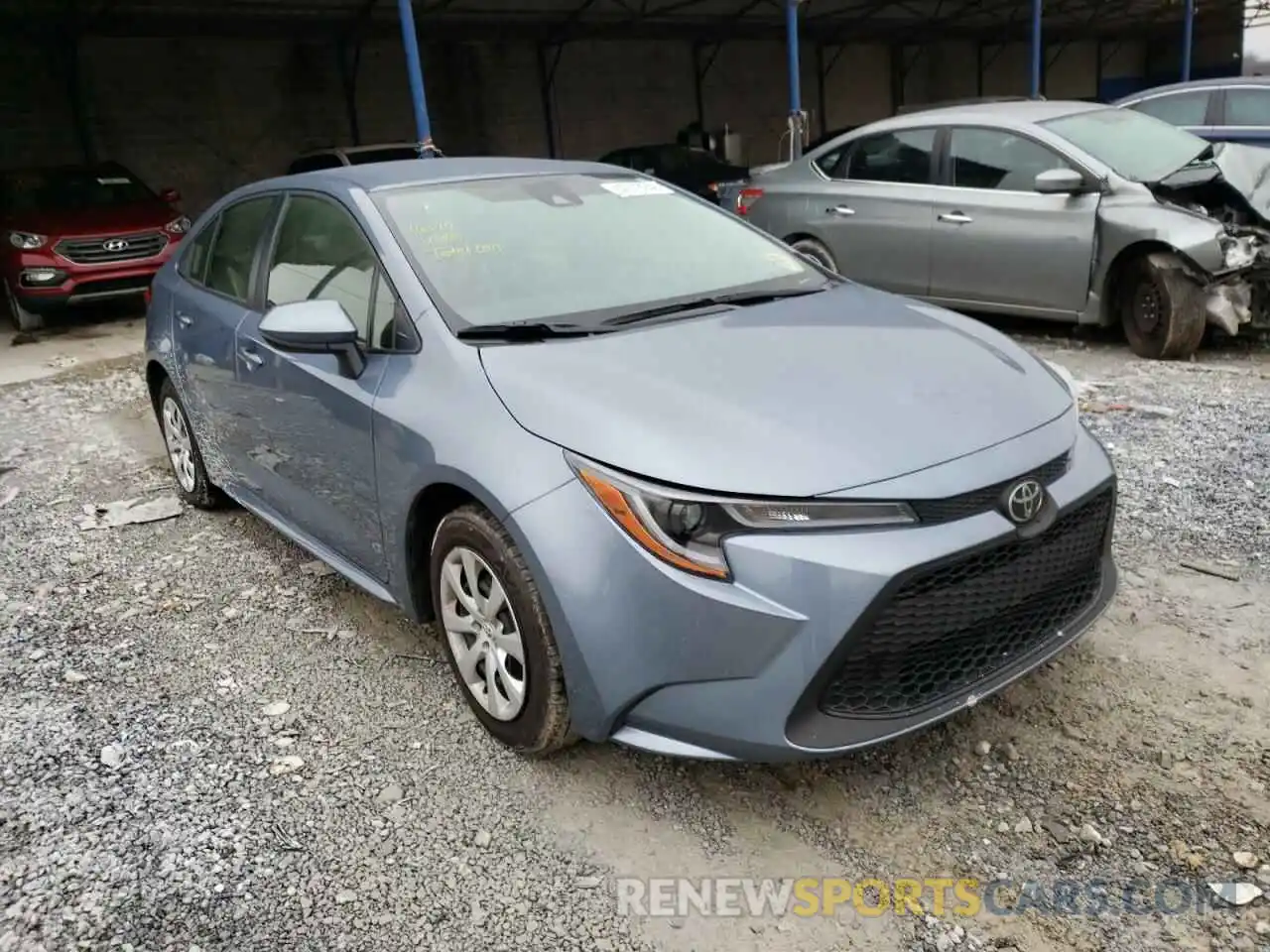 1 Photograph of a damaged car JTDEPMAEXNJ195657 TOYOTA COROLLA 2022