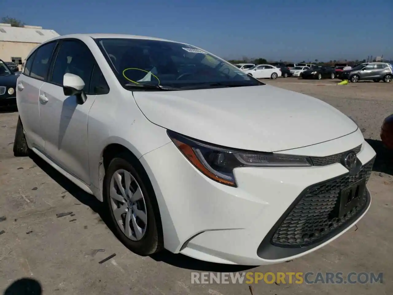 1 Photograph of a damaged car JTDEPMAEXNJ196467 TOYOTA COROLLA 2022