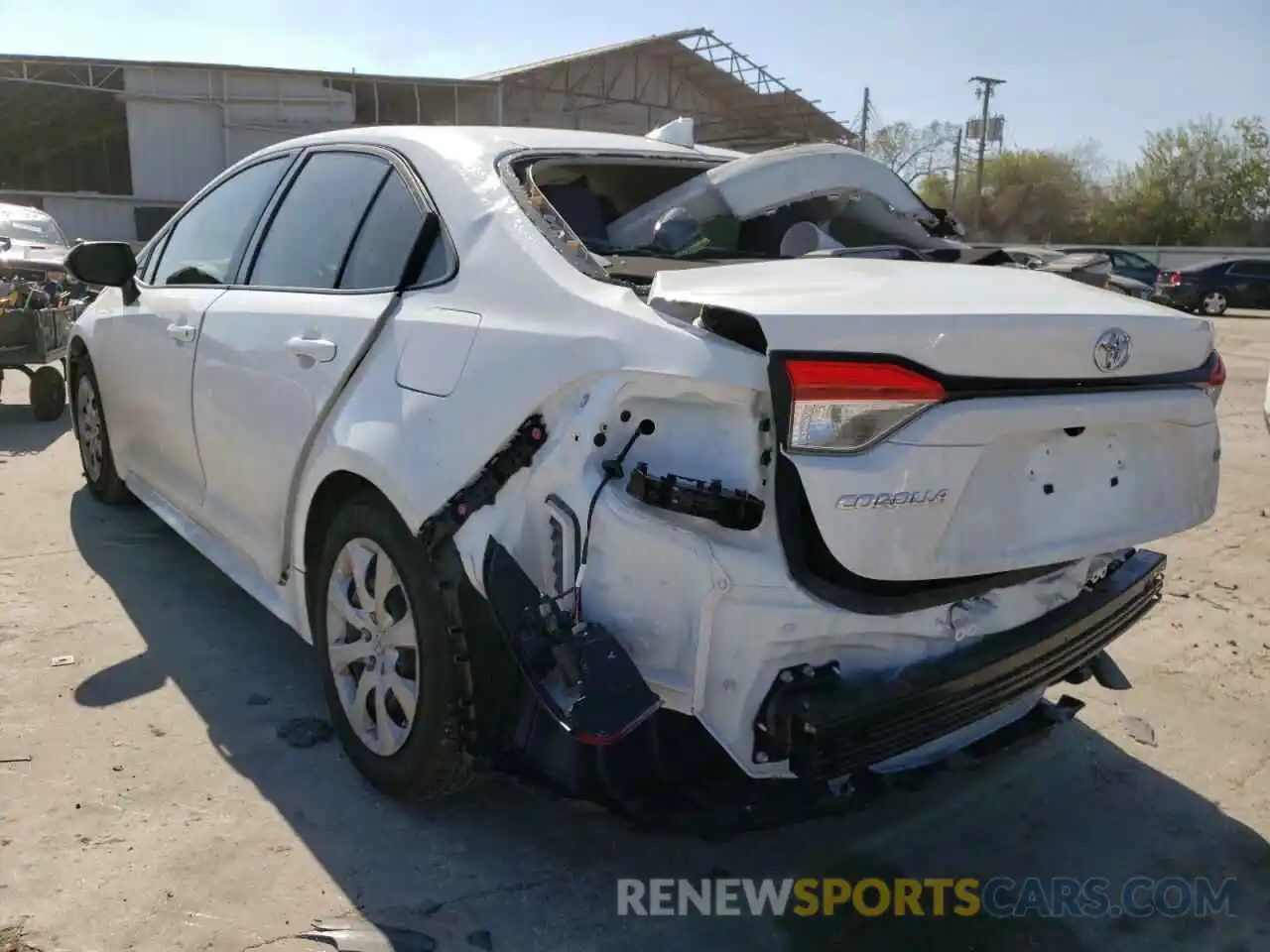 3 Photograph of a damaged car JTDEPMAEXNJ196467 TOYOTA COROLLA 2022