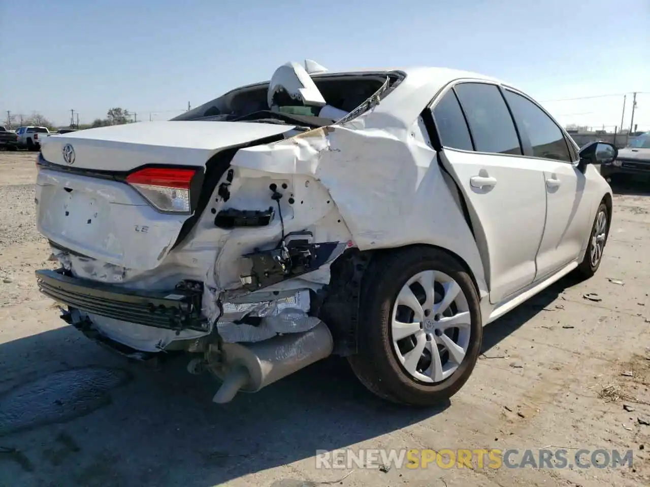 4 Photograph of a damaged car JTDEPMAEXNJ196467 TOYOTA COROLLA 2022