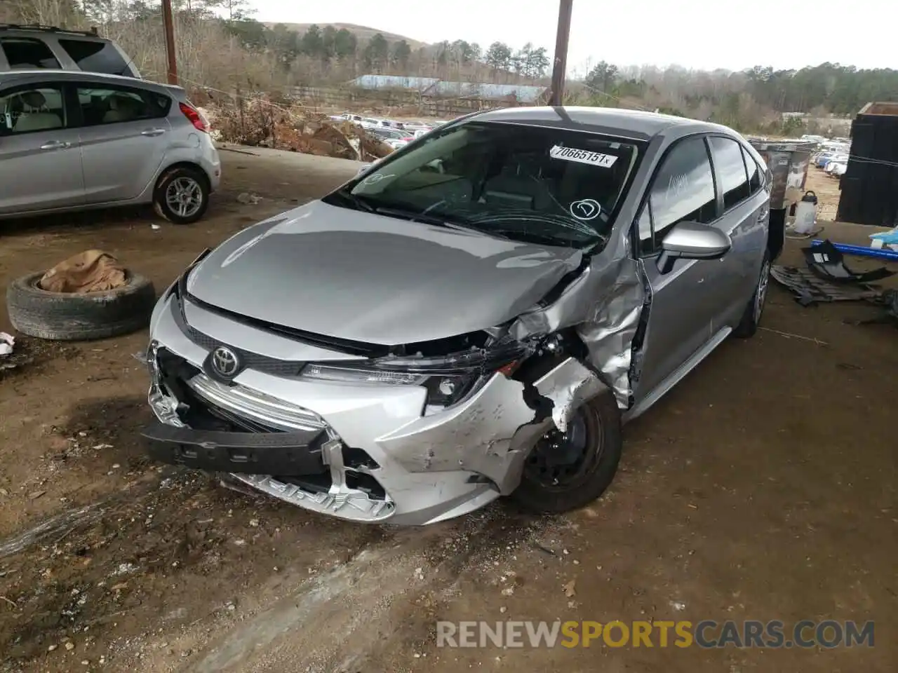 2 Photograph of a damaged car JTDEPMAEXNJ198266 TOYOTA COROLLA 2022