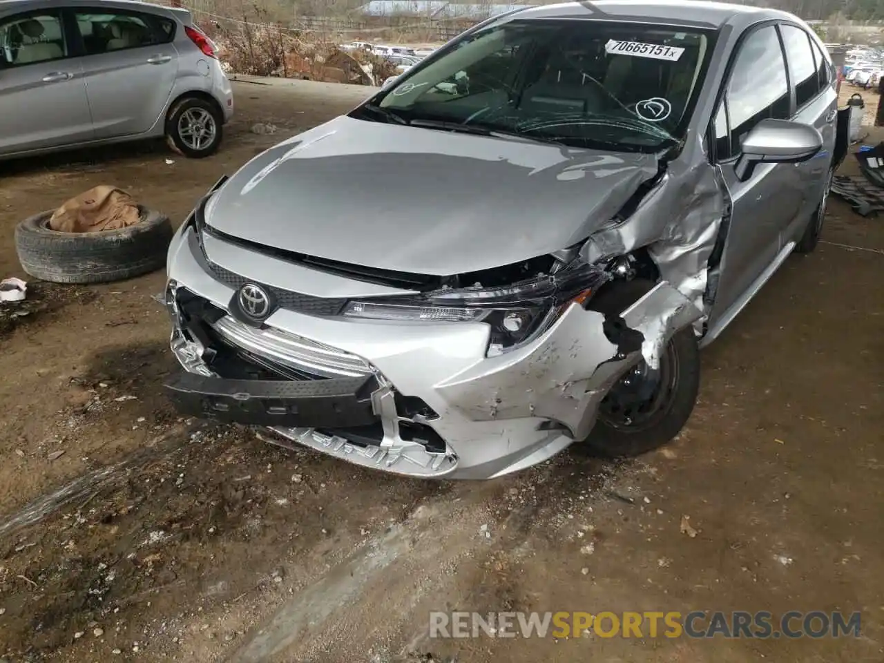 9 Photograph of a damaged car JTDEPMAEXNJ198266 TOYOTA COROLLA 2022