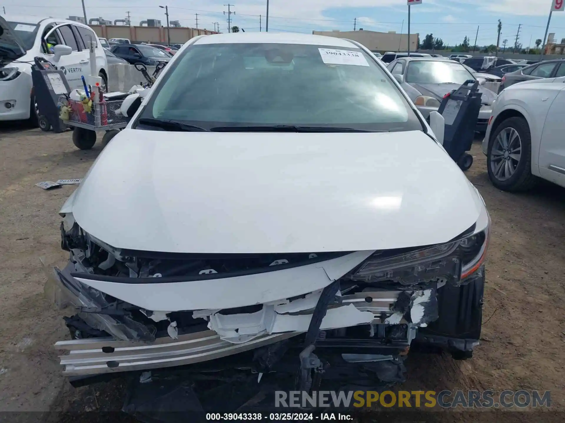 12 Photograph of a damaged car JTDEPMAEXNJ198543 TOYOTA COROLLA 2022