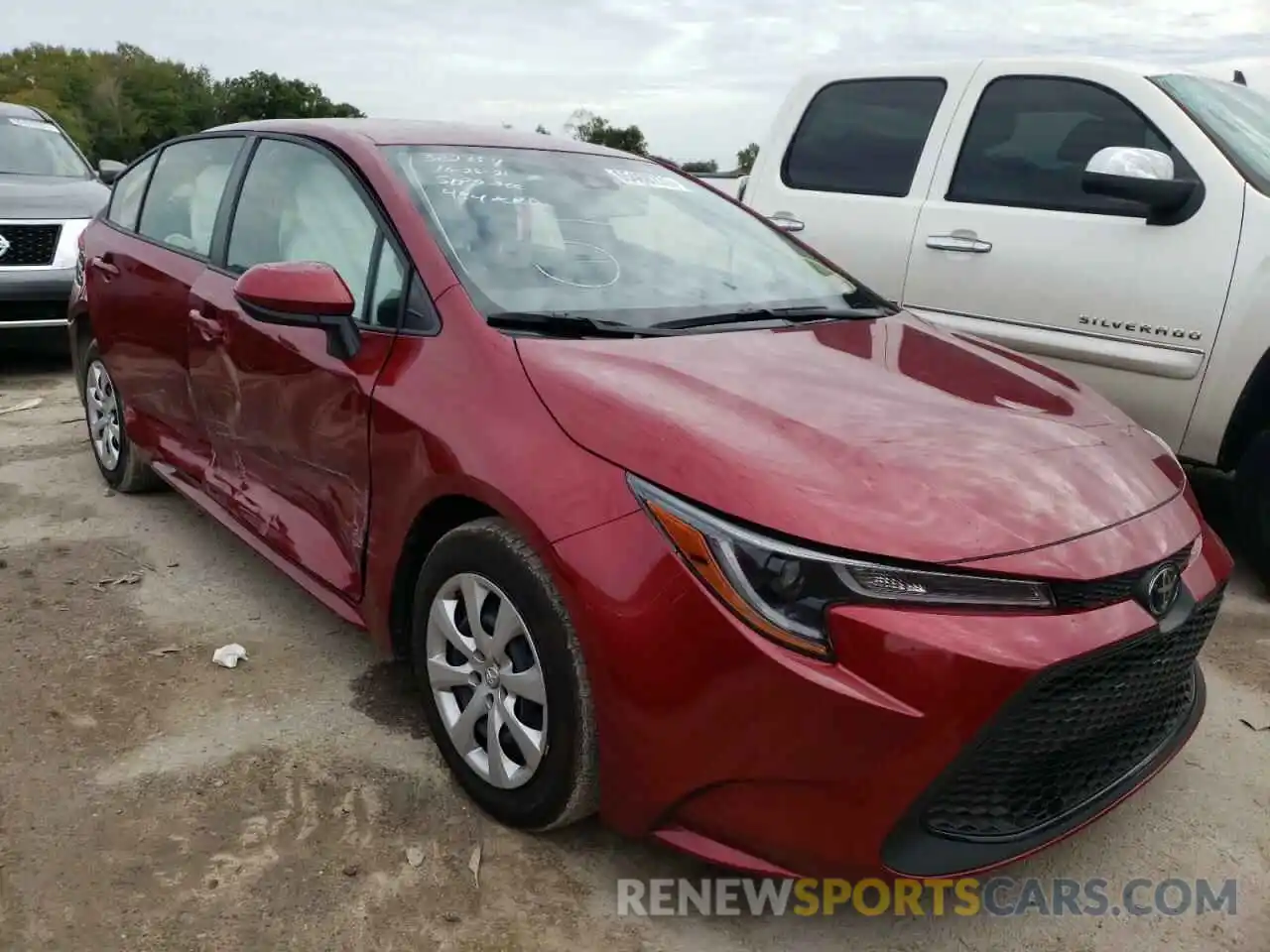 1 Photograph of a damaged car JTDEPMAEXNJ200775 TOYOTA COROLLA 2022