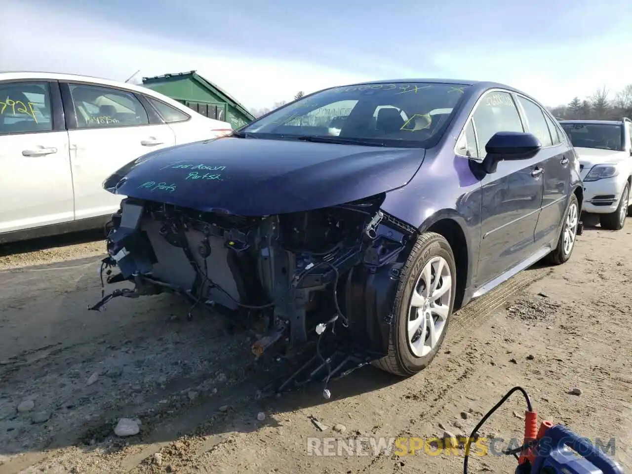 2 Photograph of a damaged car JTDEPMAEXNJ201120 TOYOTA COROLLA 2022