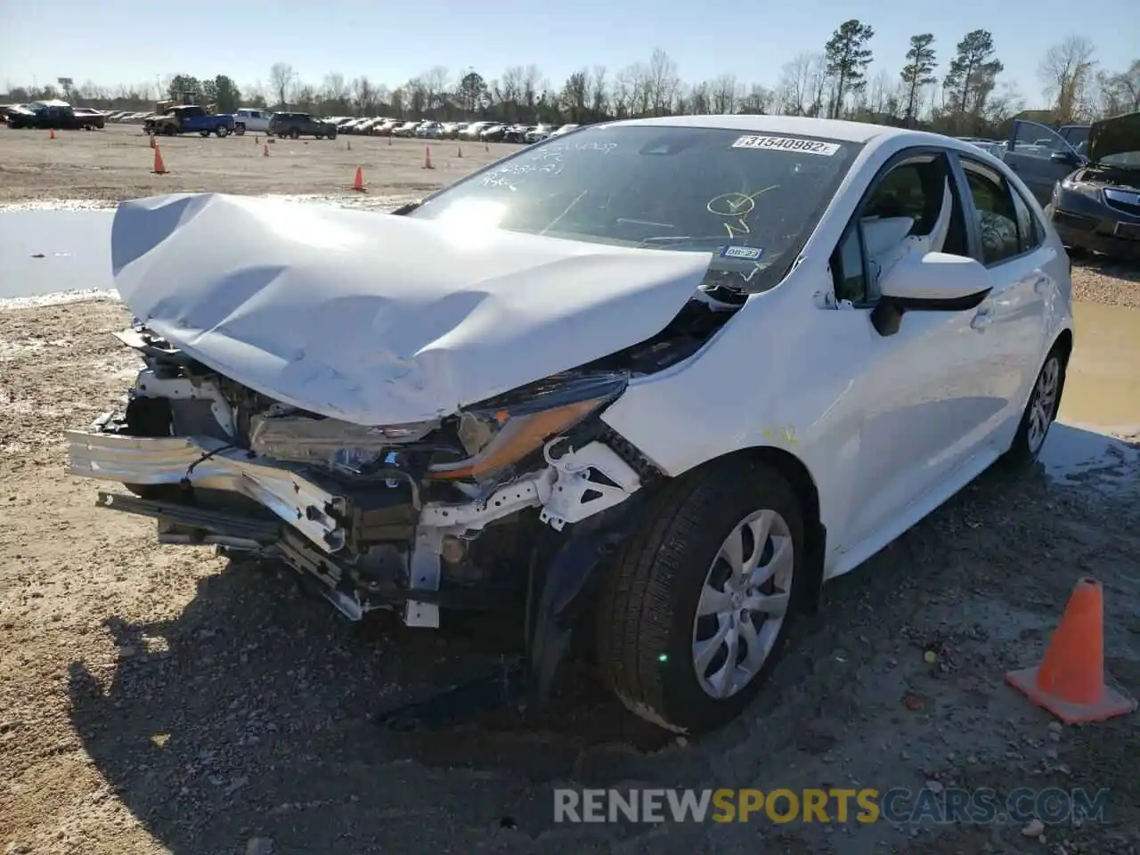 2 Photograph of a damaged car JTDEPMAEXNJ204809 TOYOTA COROLLA 2022