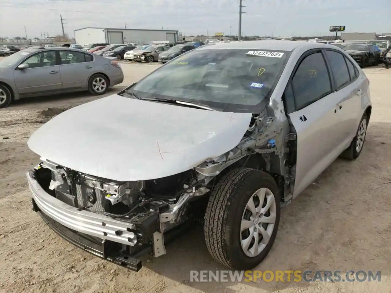 2 Photograph of a damaged car JTDEPMAEXNJ210772 TOYOTA COROLLA 2022