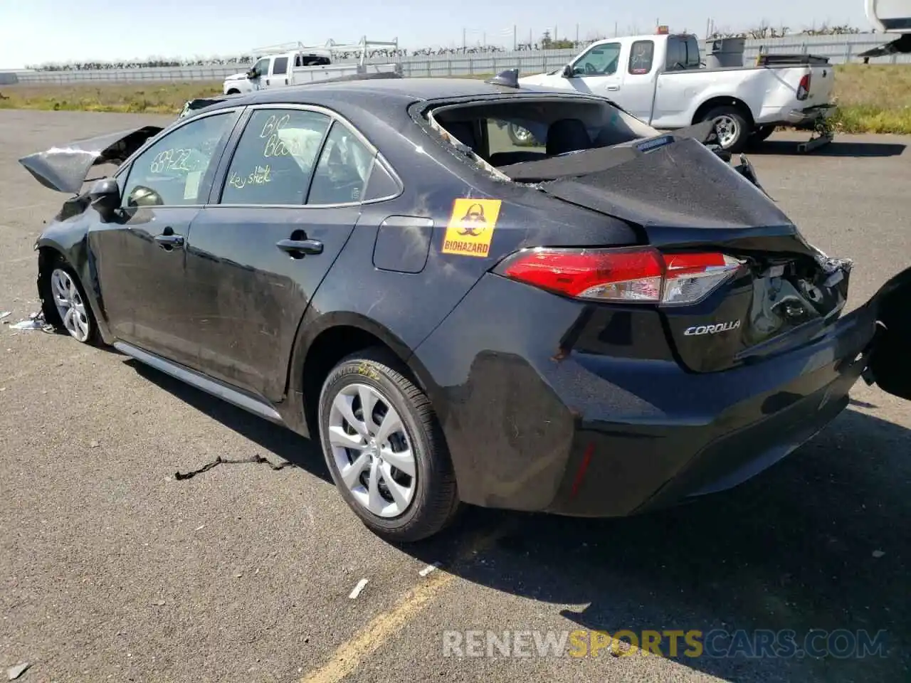 3 Photograph of a damaged car JTDEPMAEXNJ214319 TOYOTA COROLLA 2022