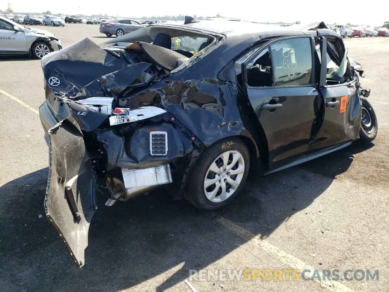 4 Photograph of a damaged car JTDEPMAEXNJ214319 TOYOTA COROLLA 2022