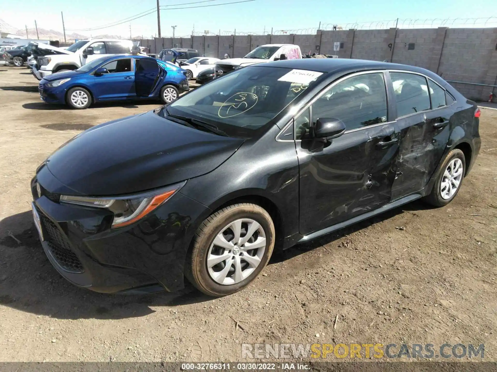 2 Photograph of a damaged car JTDEPMAEXNJ214983 TOYOTA COROLLA 2022