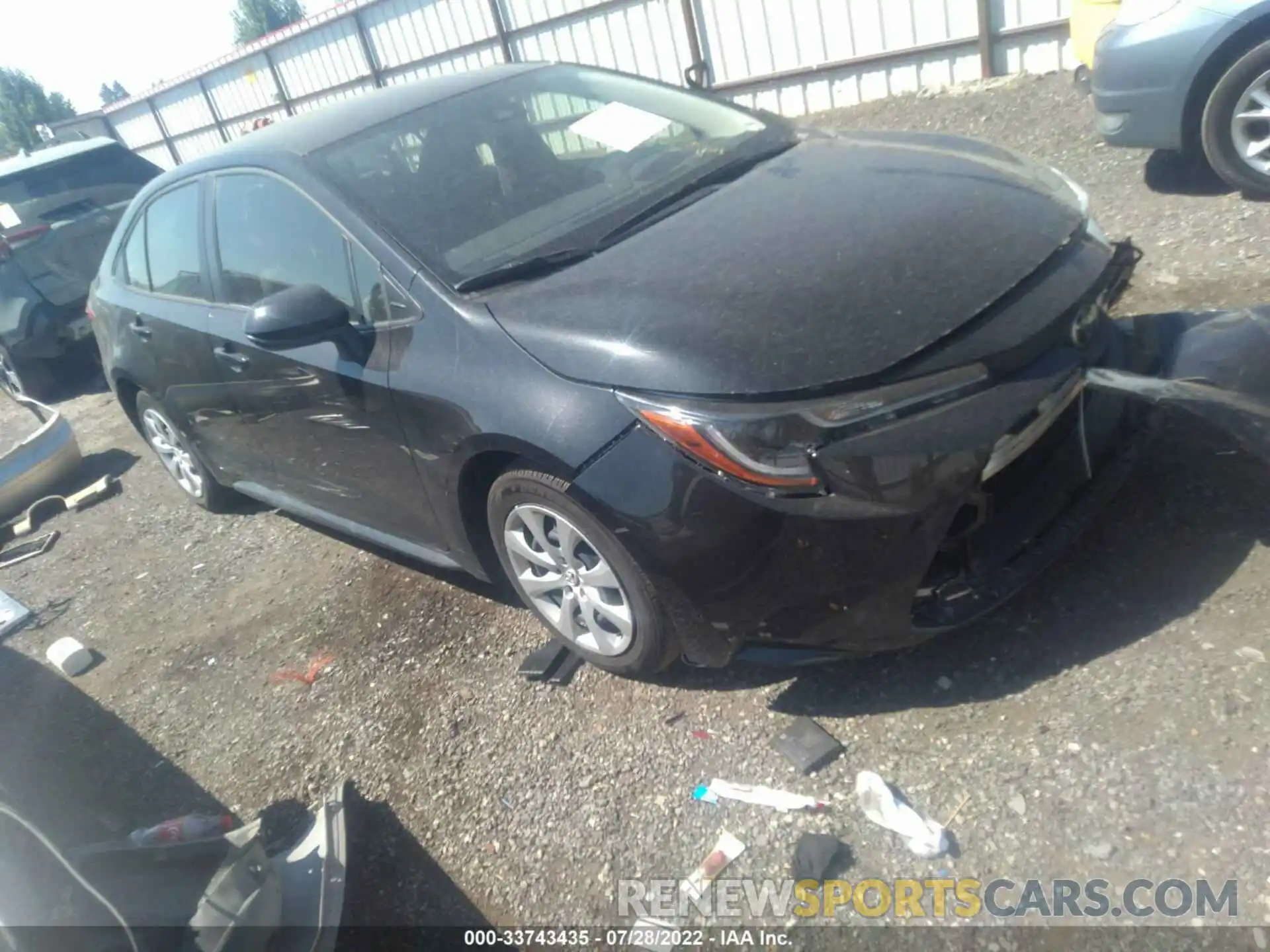 1 Photograph of a damaged car JTDEPMAEXNJ221173 TOYOTA COROLLA 2022