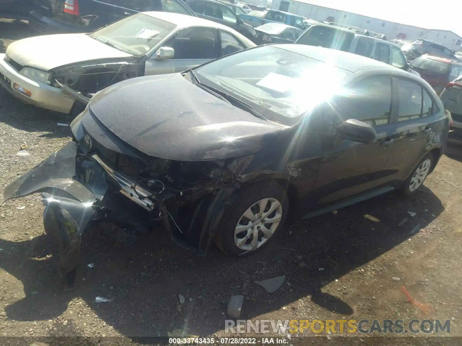 2 Photograph of a damaged car JTDEPMAEXNJ221173 TOYOTA COROLLA 2022