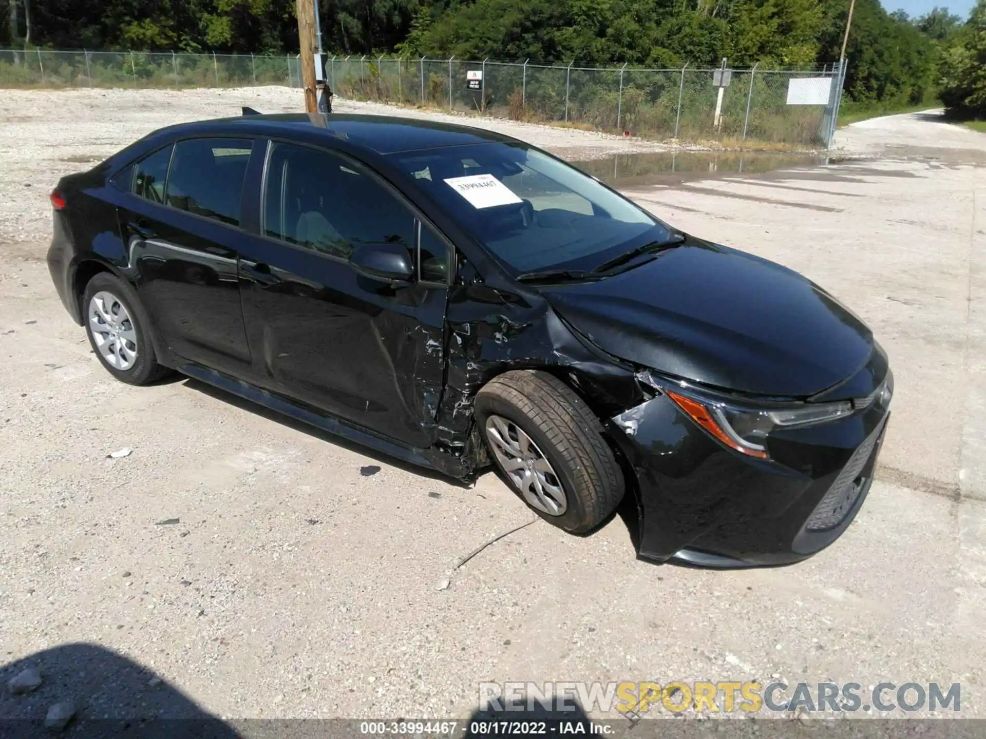 1 Photograph of a damaged car JTDEPMAEXNJ222596 TOYOTA COROLLA 2022