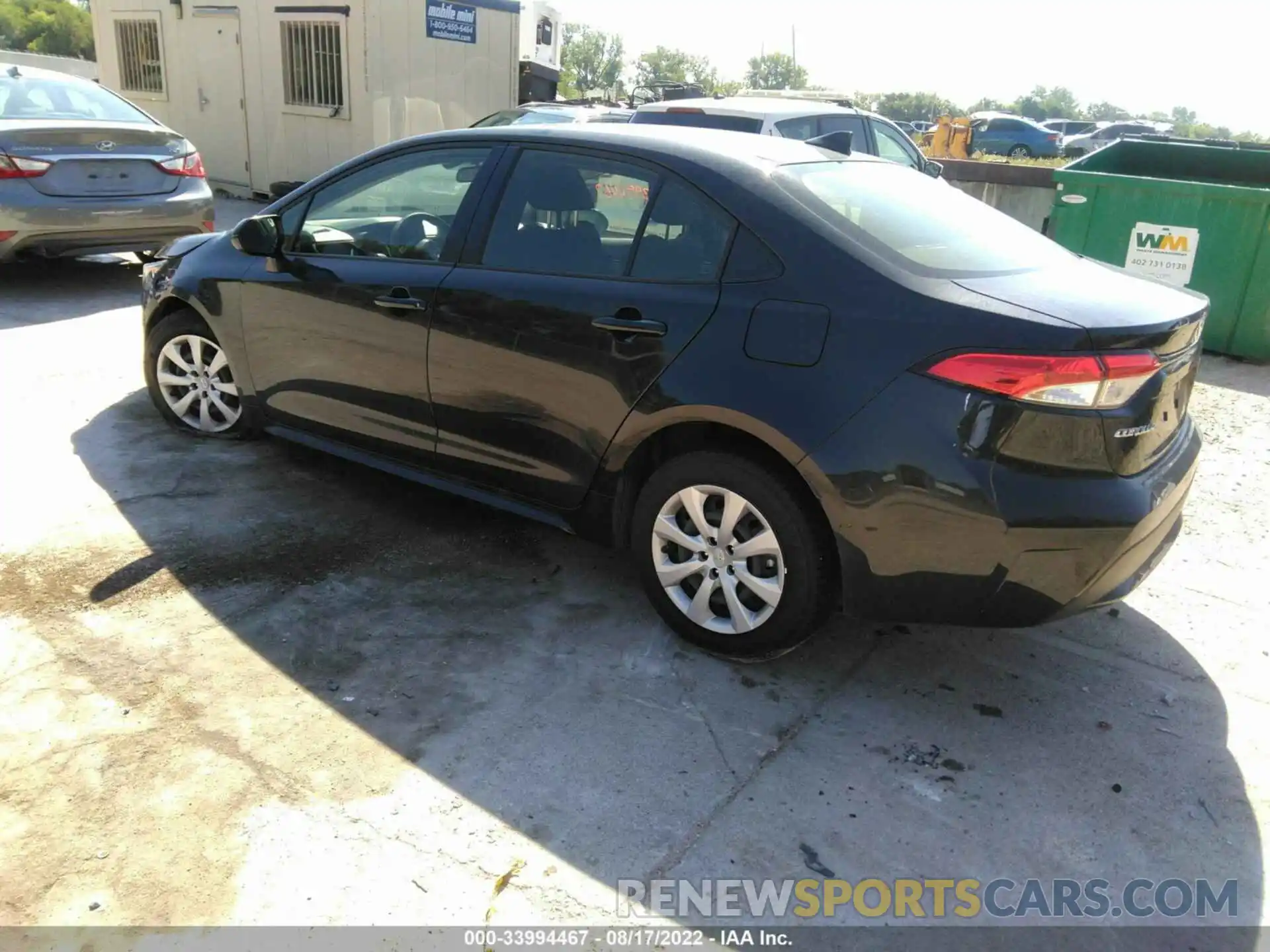 3 Photograph of a damaged car JTDEPMAEXNJ222596 TOYOTA COROLLA 2022