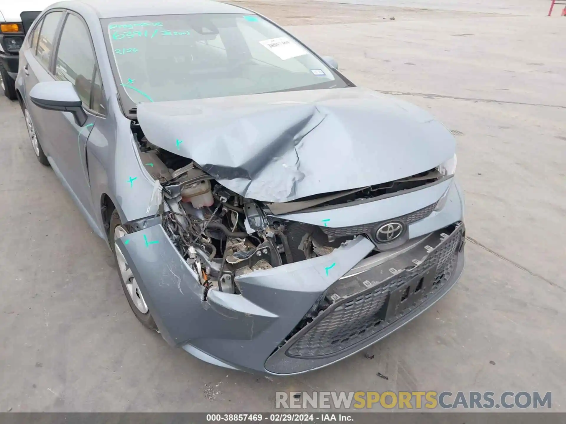 6 Photograph of a damaged car JTDEPMAEXNJ224235 TOYOTA COROLLA 2022