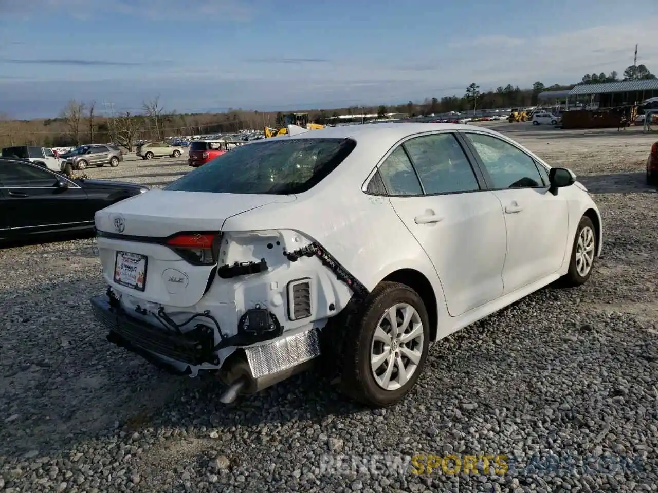 4 Photograph of a damaged car JTDFPMAE2N3005374 TOYOTA COROLLA 2022