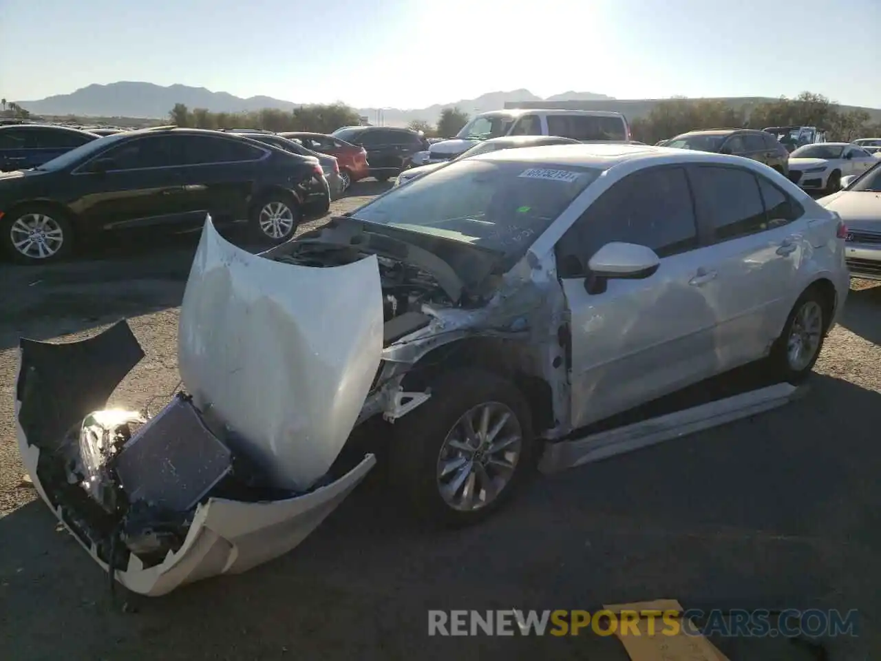 2 Photograph of a damaged car JTDHPMAE1NJ191526 TOYOTA COROLLA 2022