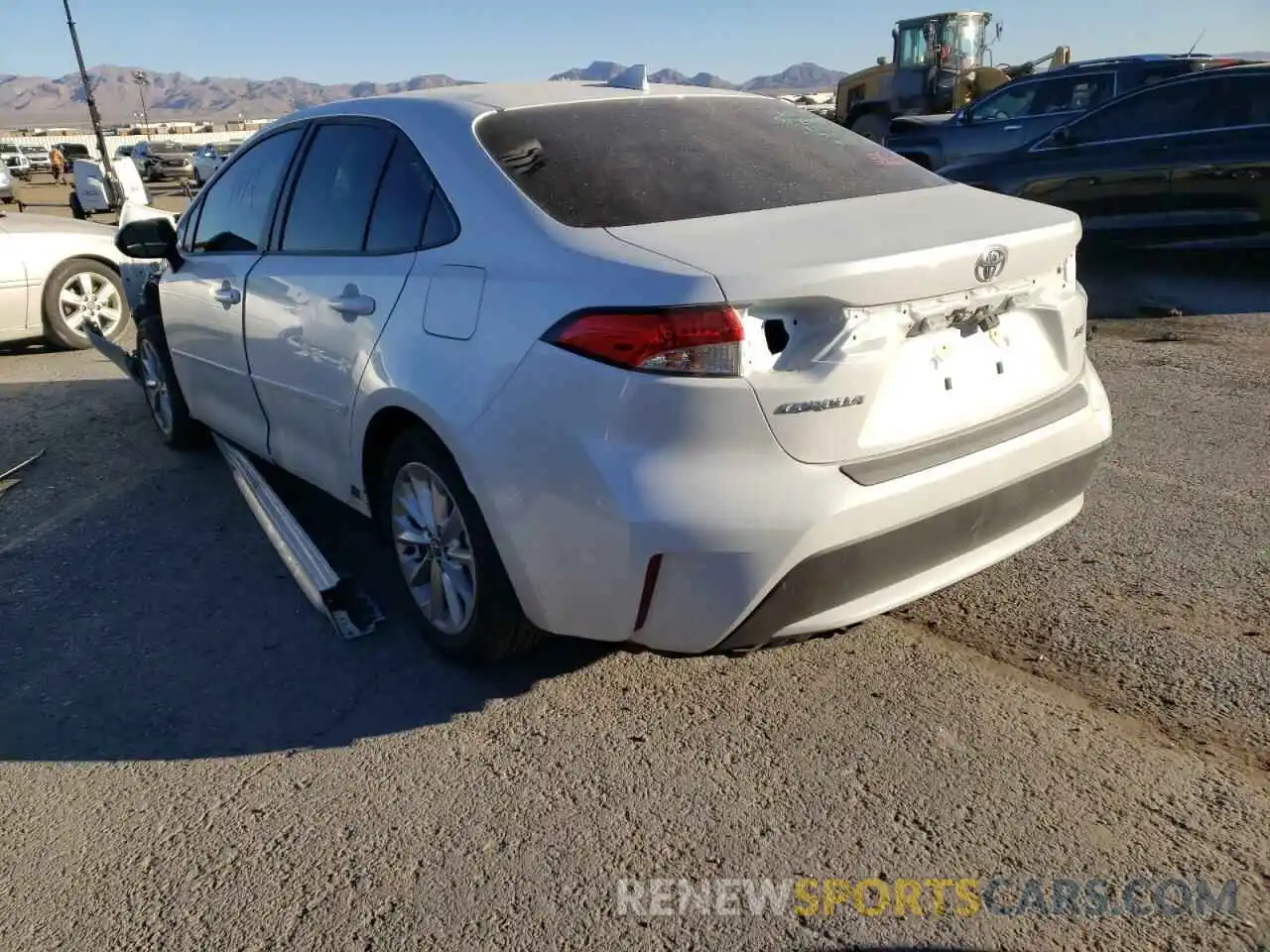 3 Photograph of a damaged car JTDHPMAE1NJ191526 TOYOTA COROLLA 2022