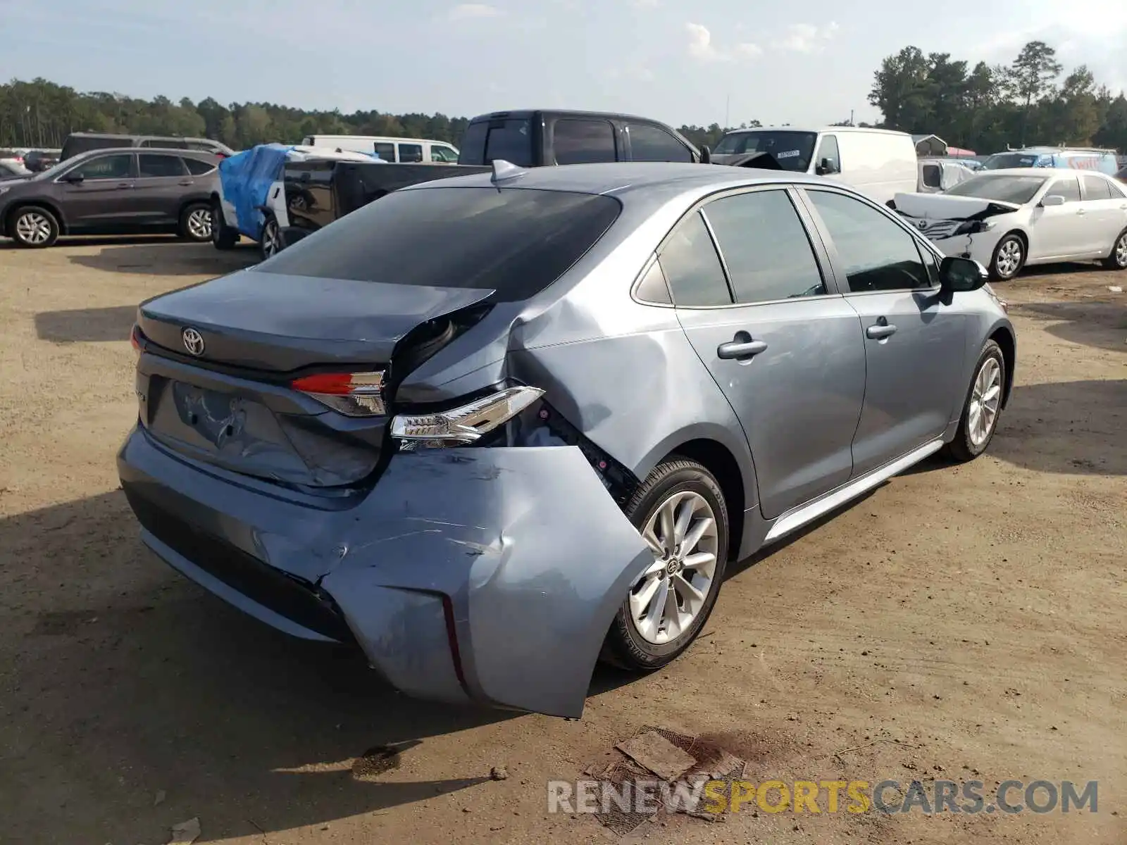 4 Photograph of a damaged car JTDHPMAE1NJ206445 TOYOTA COROLLA 2022