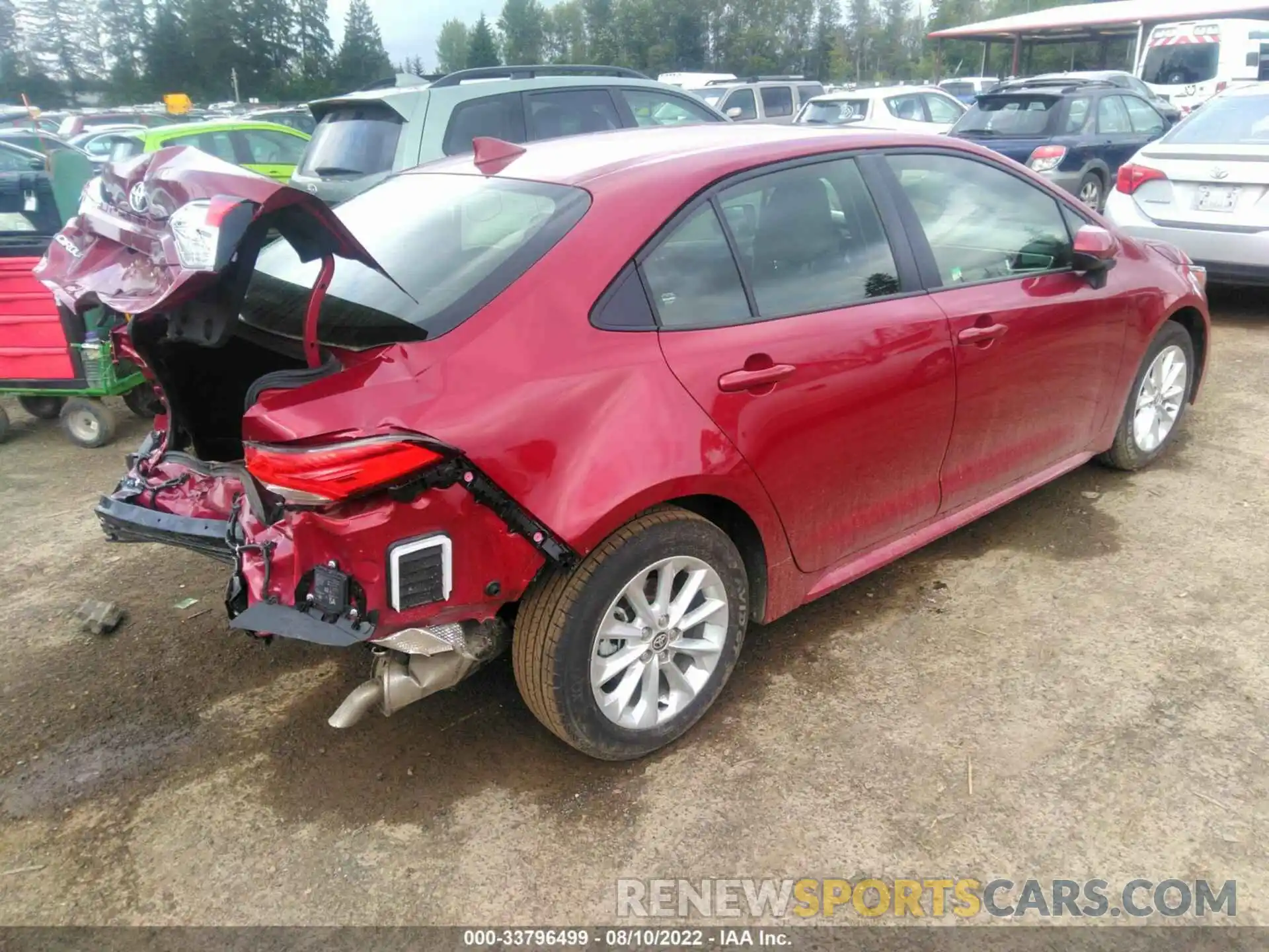 4 Photograph of a damaged car JTDHPMAE1NJ224119 TOYOTA COROLLA 2022