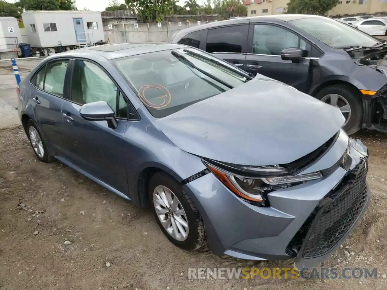 1 Photograph of a damaged car JTDHPMAE4NJ201384 TOYOTA COROLLA 2022