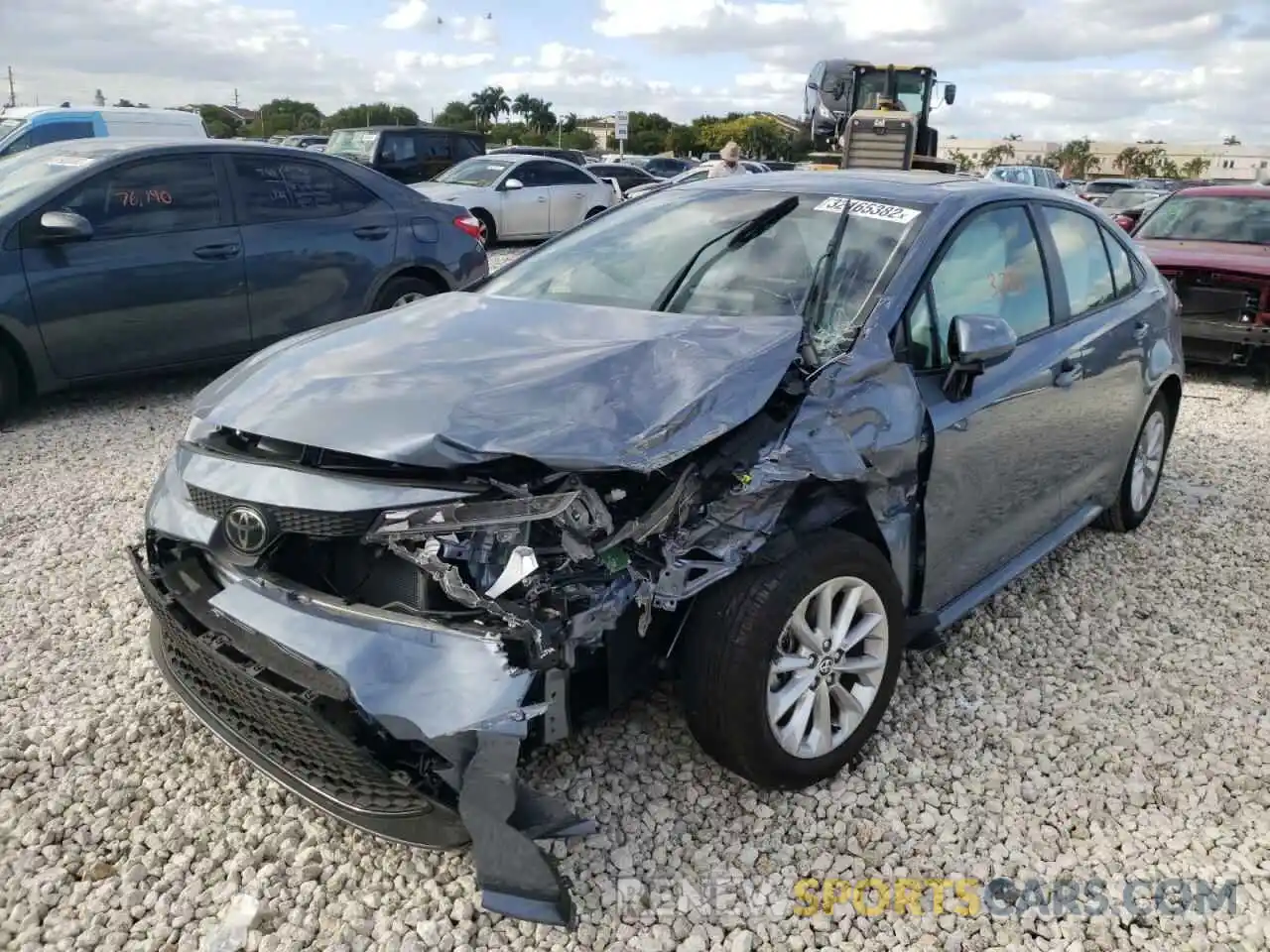 9 Photograph of a damaged car JTDHPMAE4NJ201384 TOYOTA COROLLA 2022