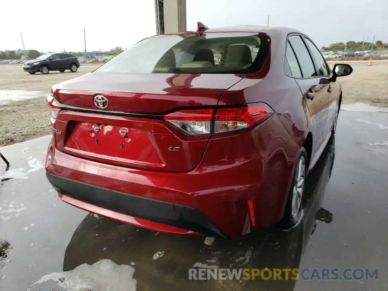 4 Photograph of a damaged car JTDHPMAE5NJ206139 TOYOTA COROLLA 2022