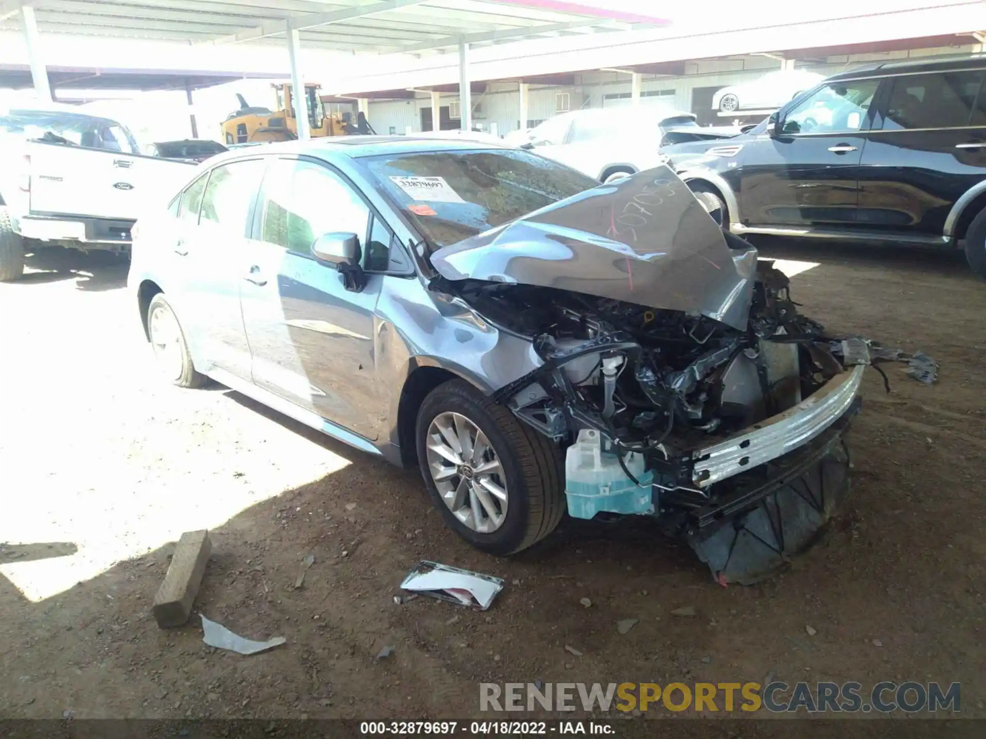 1 Photograph of a damaged car JTDHPMAE5NJ215293 TOYOTA COROLLA 2022