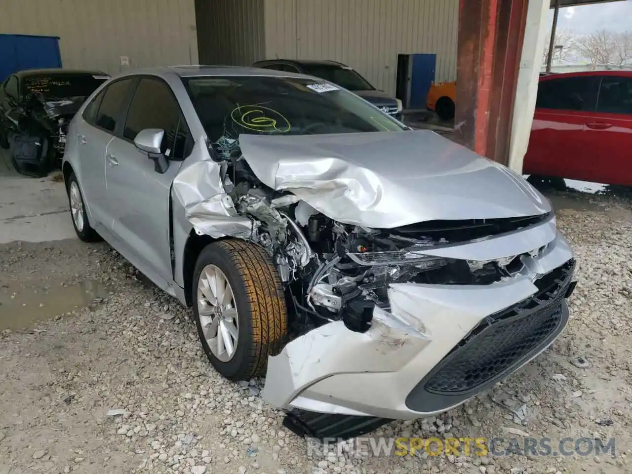 1 Photograph of a damaged car JTDHPMAE8NJ206409 TOYOTA COROLLA 2022