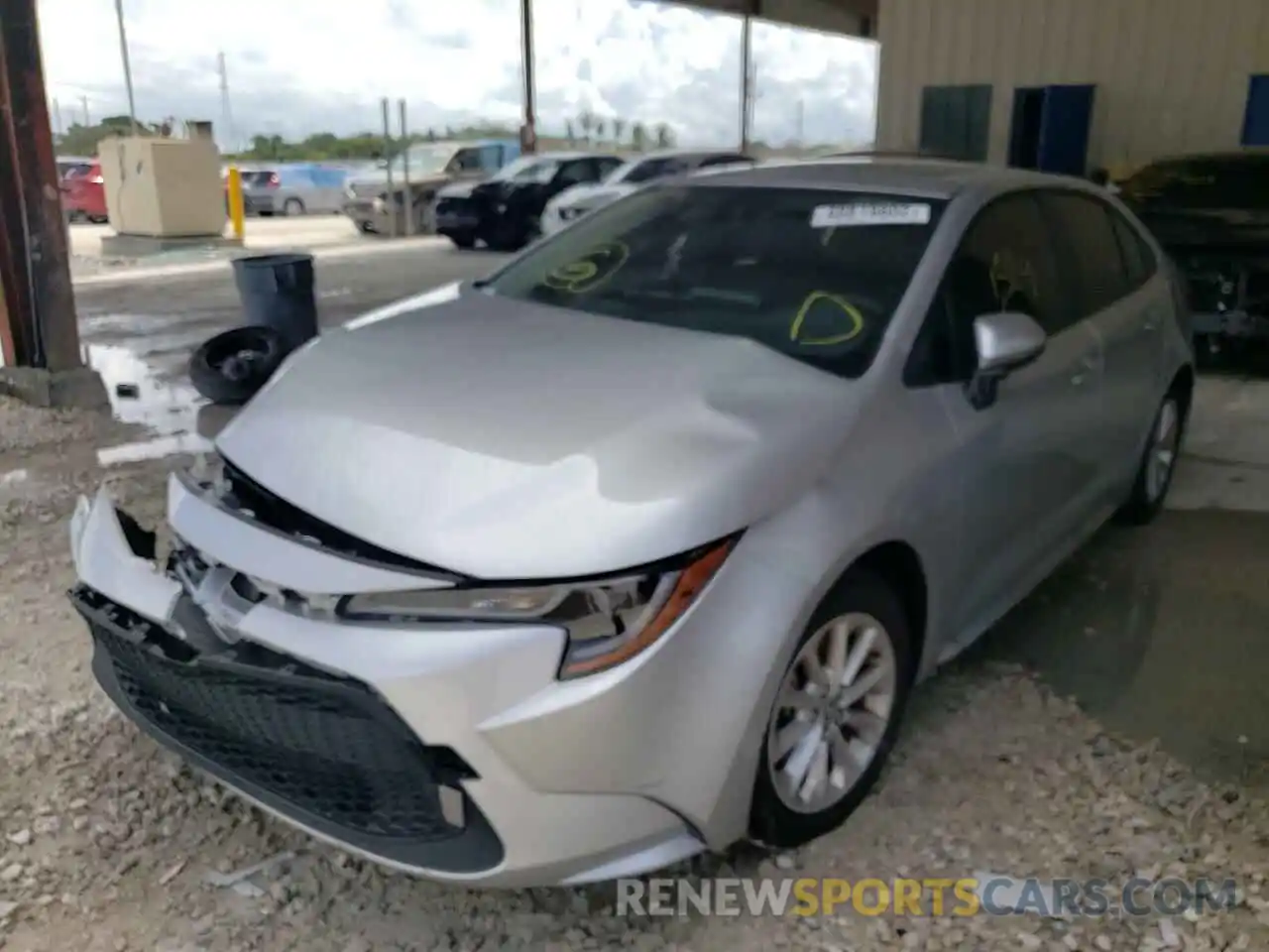 2 Photograph of a damaged car JTDHPMAE8NJ206409 TOYOTA COROLLA 2022