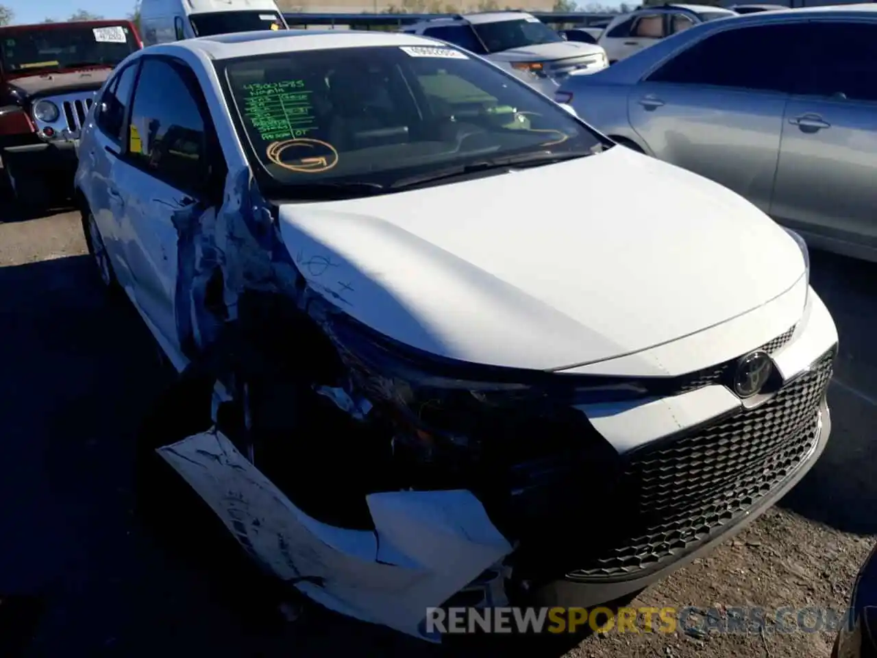 1 Photograph of a damaged car JTDHPMAEXN3009360 TOYOTA COROLLA 2022