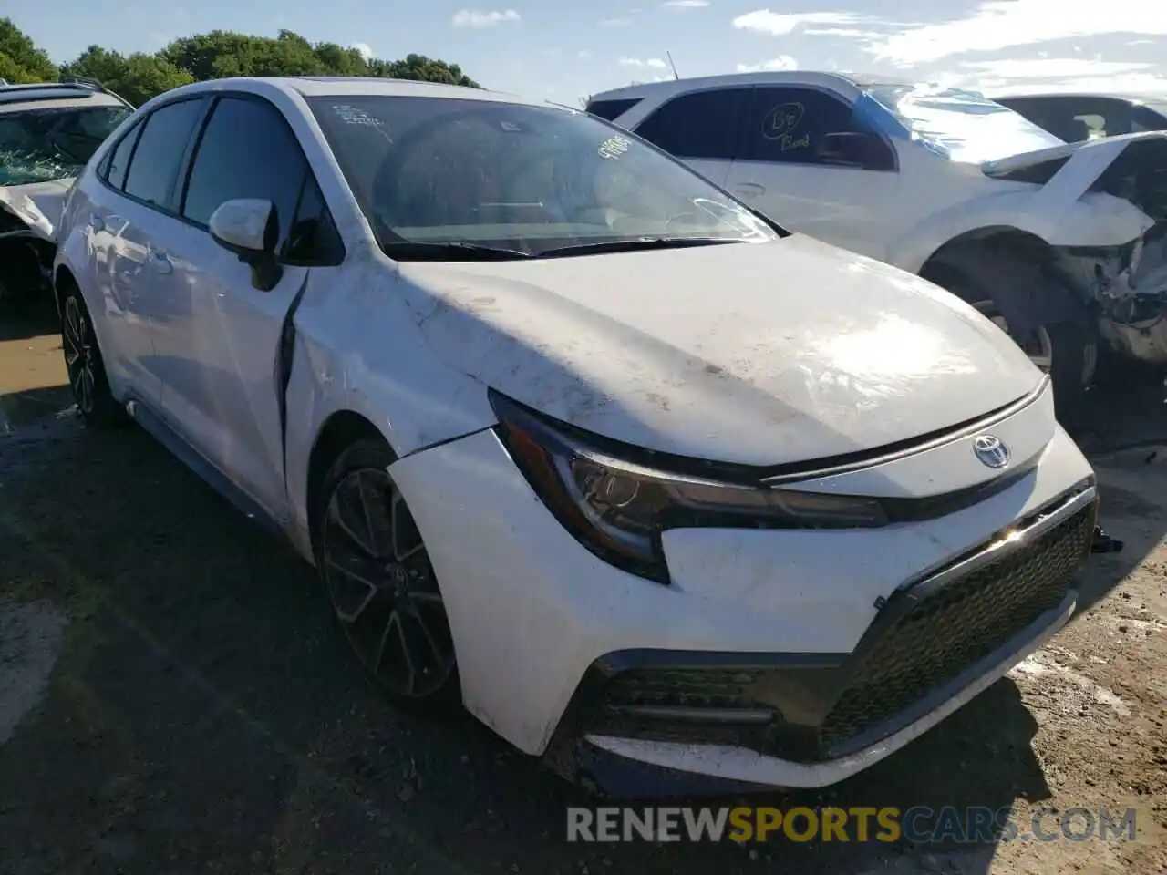 1 Photograph of a damaged car JTDM4MCE0NJ092667 TOYOTA COROLLA 2022