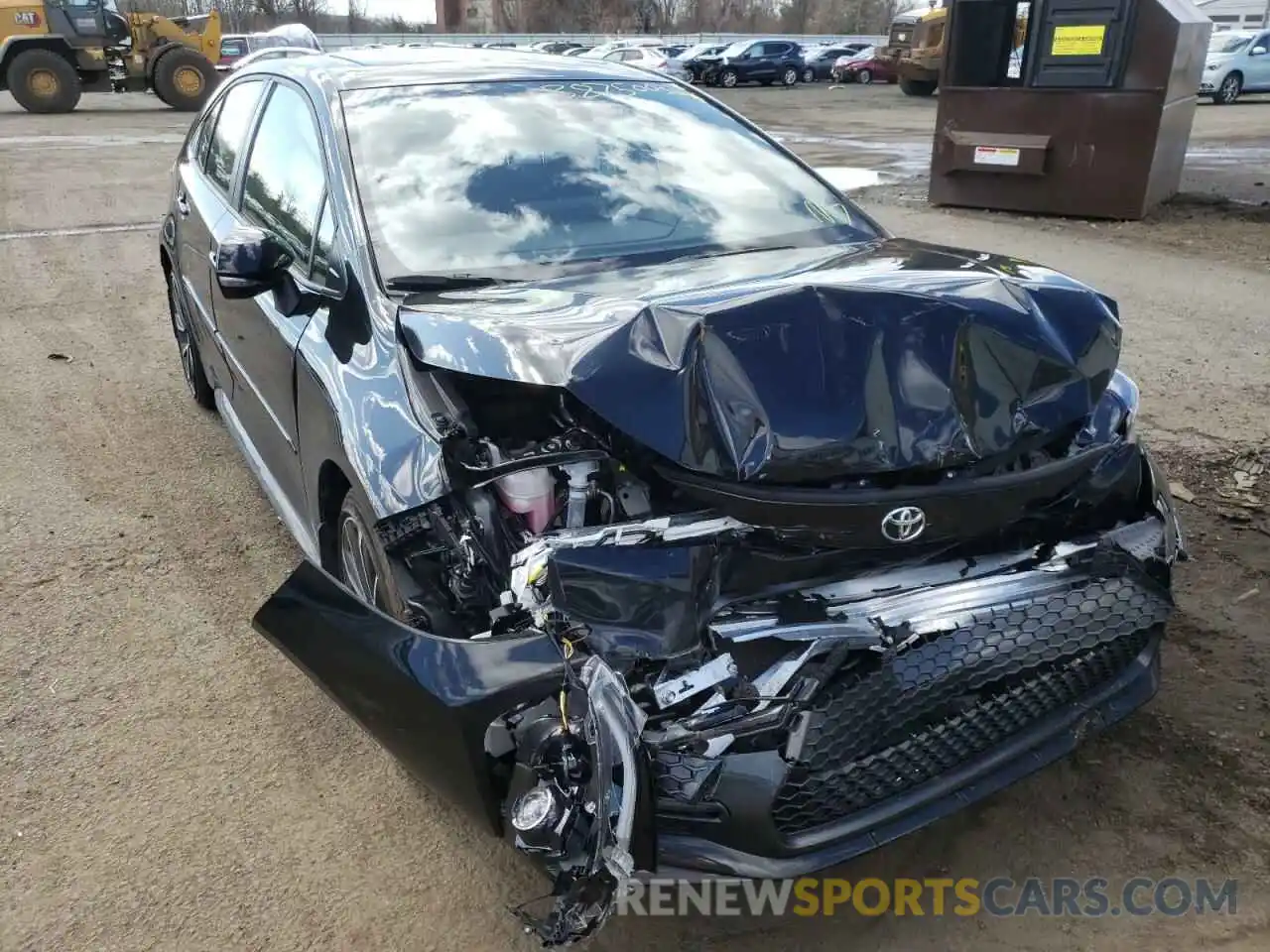 1 Photograph of a damaged car JTDM4MCE2NJ081718 TOYOTA COROLLA 2022