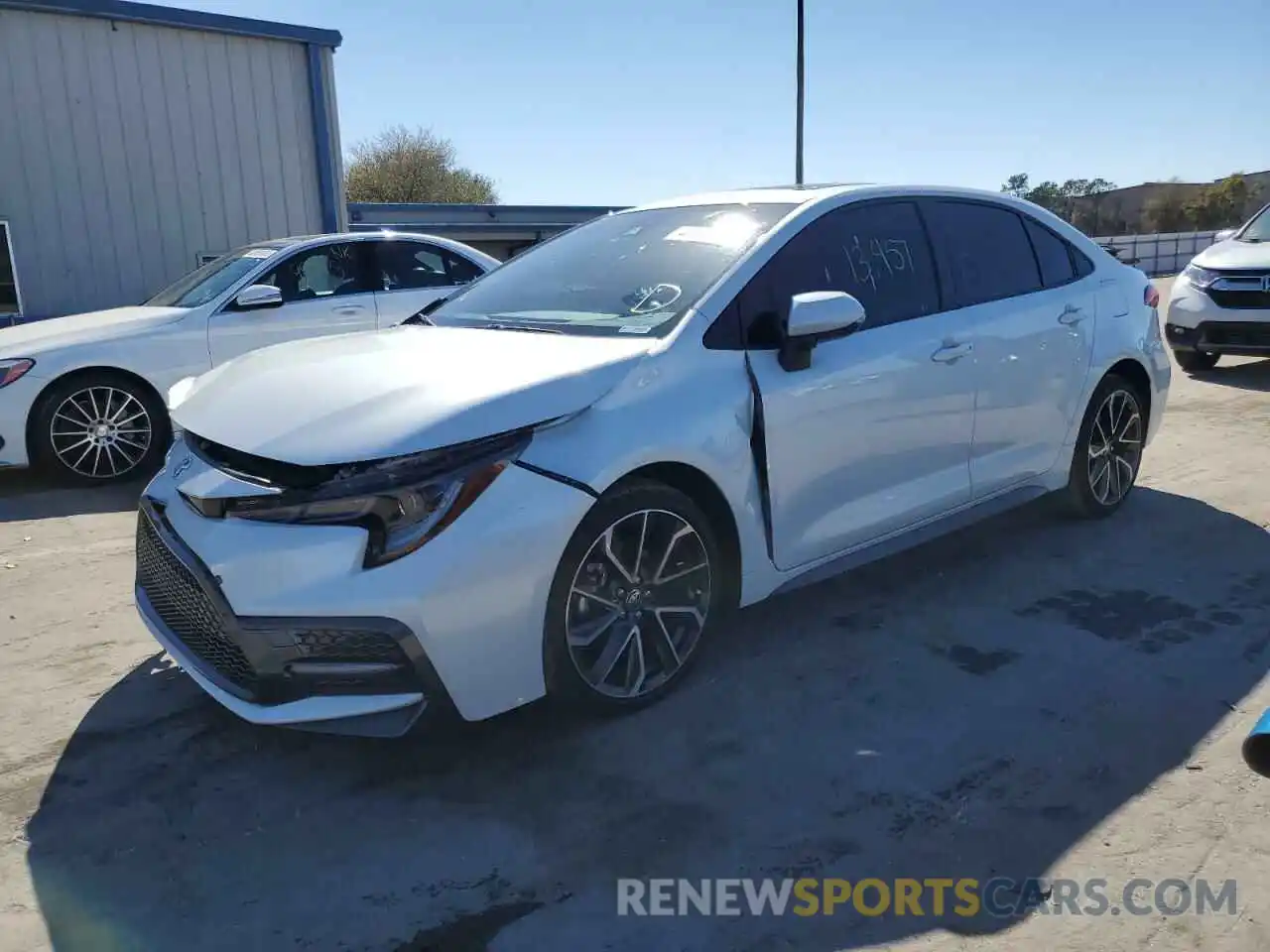 1 Photograph of a damaged car JTDM4MCE2NJ094310 TOYOTA COROLLA 2022