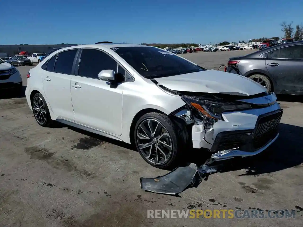 4 Photograph of a damaged car JTDM4MCE2NJ094310 TOYOTA COROLLA 2022