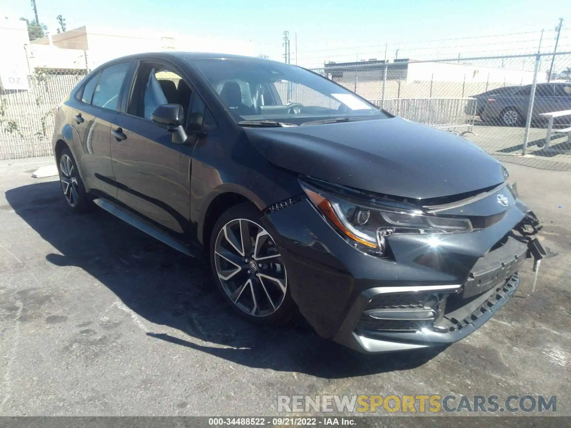 1 Photograph of a damaged car JTDM4MCE4NJ087861 TOYOTA COROLLA 2022