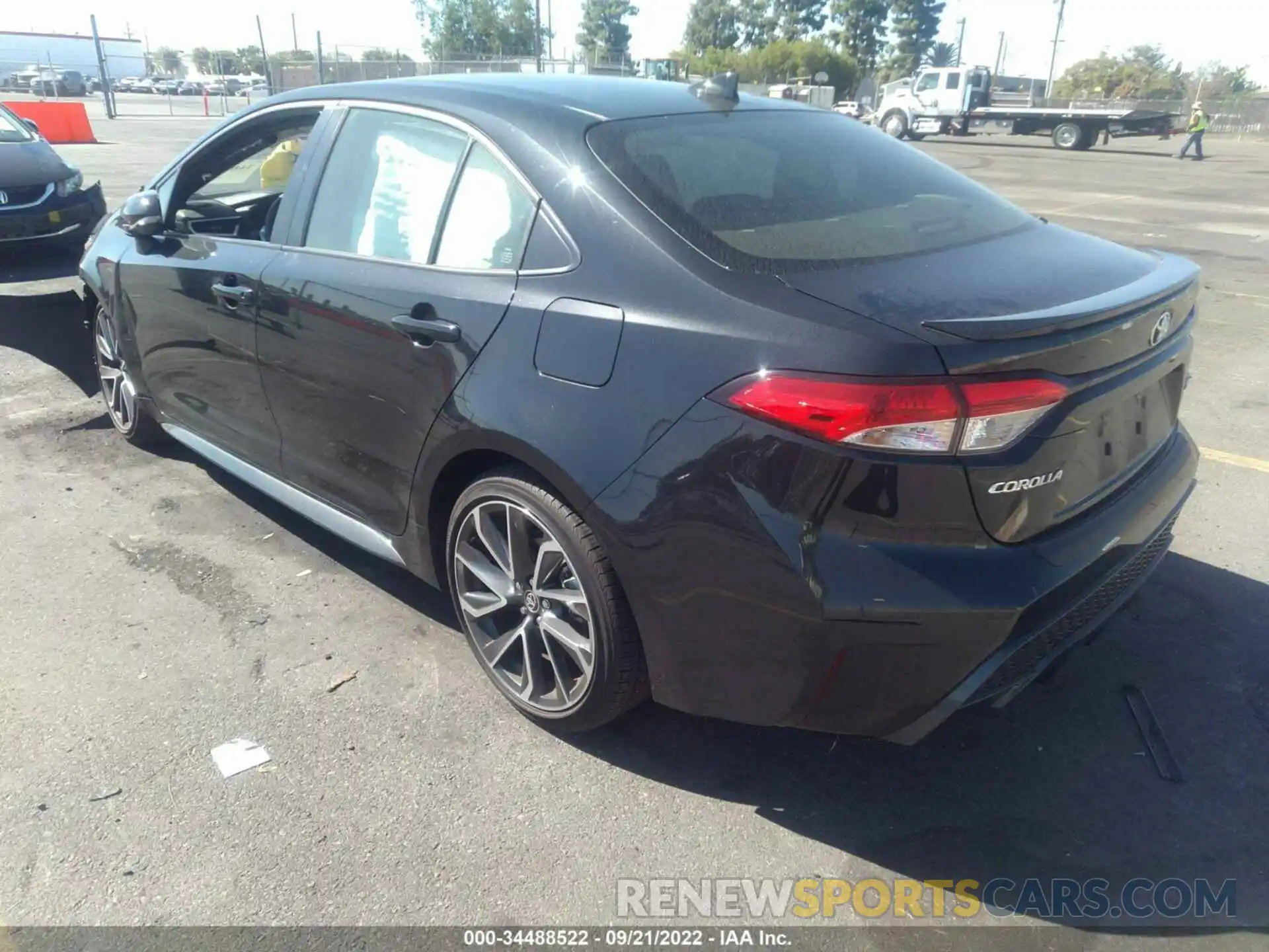 3 Photograph of a damaged car JTDM4MCE4NJ087861 TOYOTA COROLLA 2022