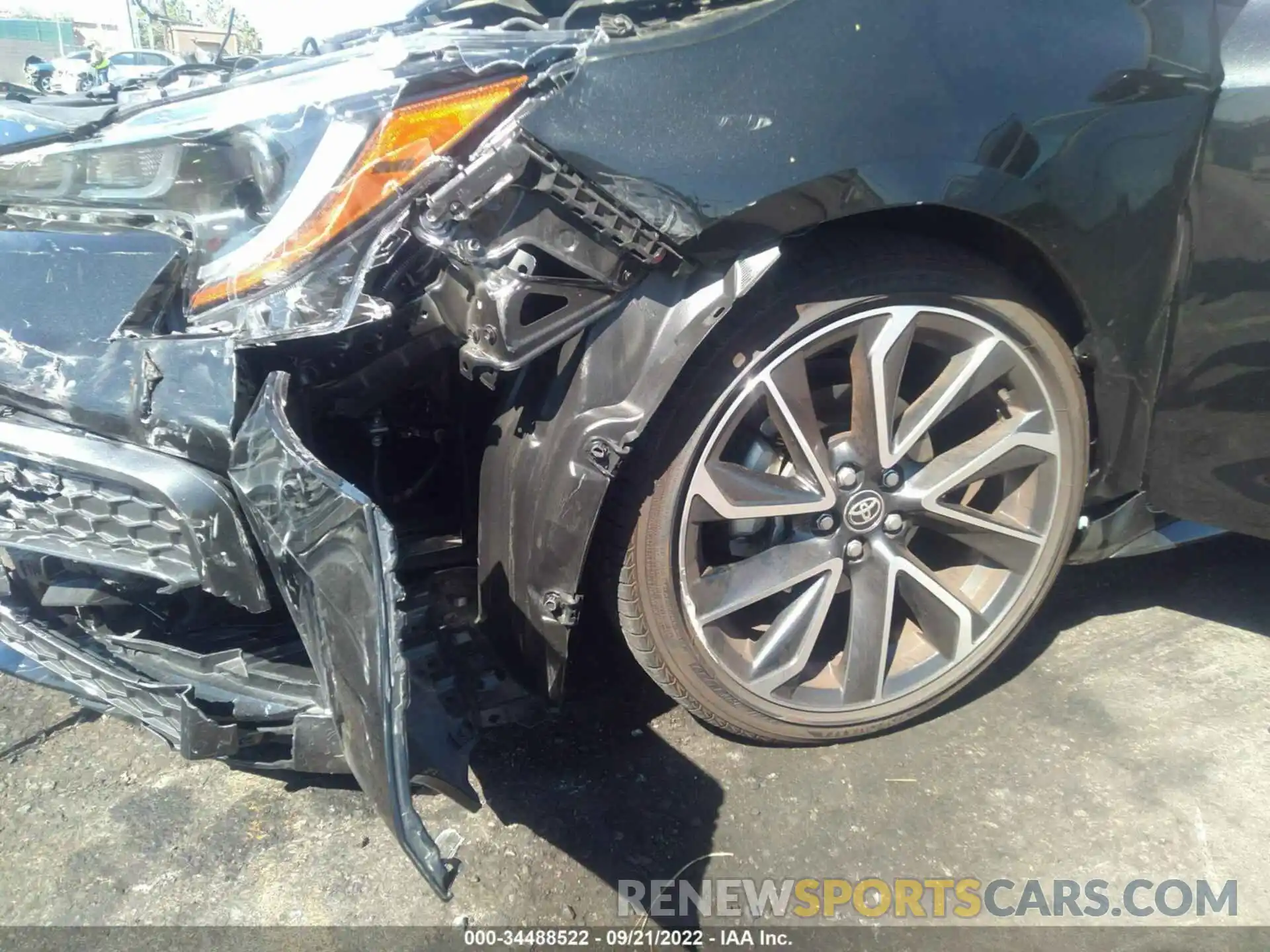 6 Photograph of a damaged car JTDM4MCE4NJ087861 TOYOTA COROLLA 2022