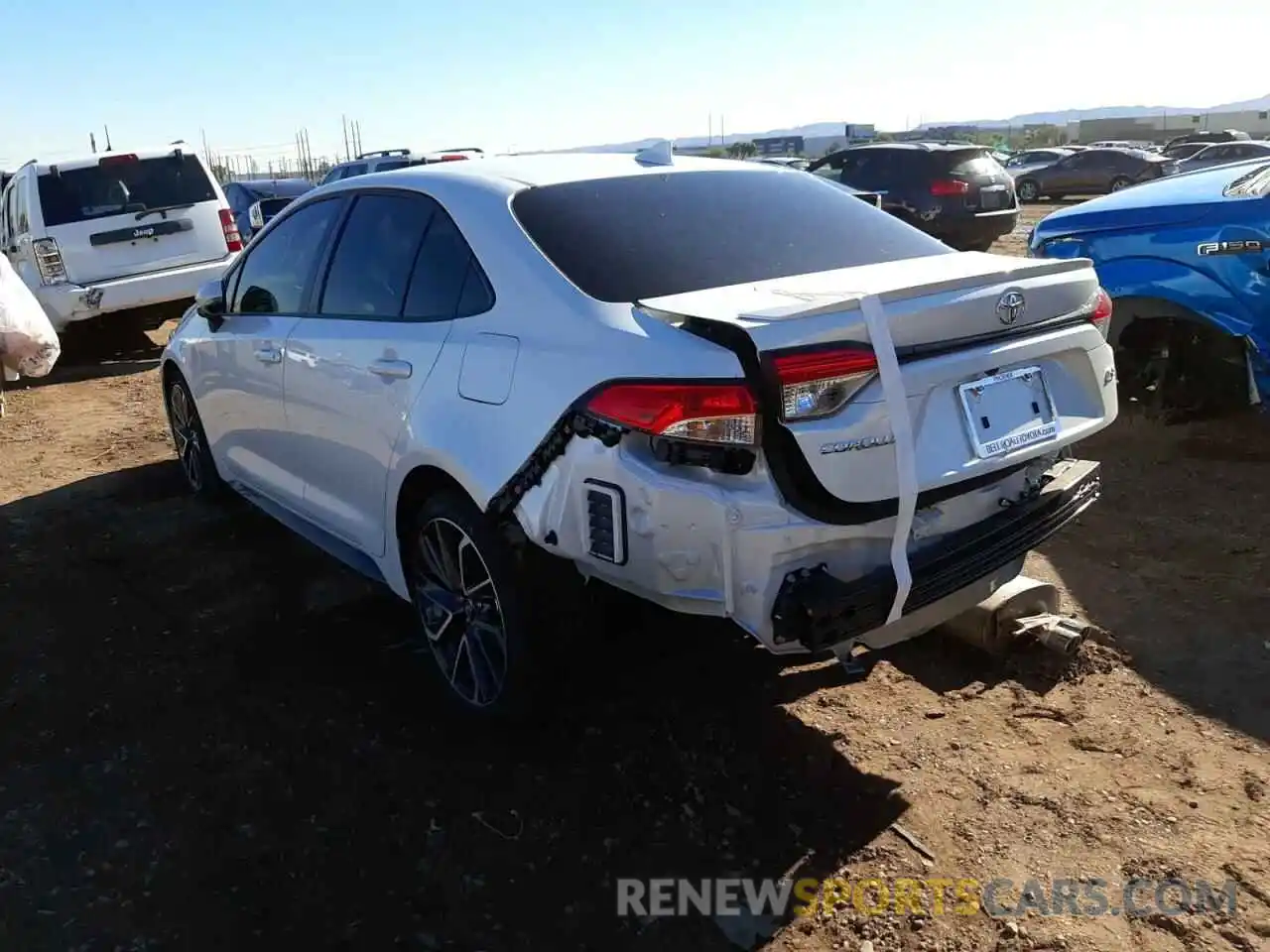 3 Photograph of a damaged car JTDM4MCE6NJ089062 TOYOTA COROLLA 2022