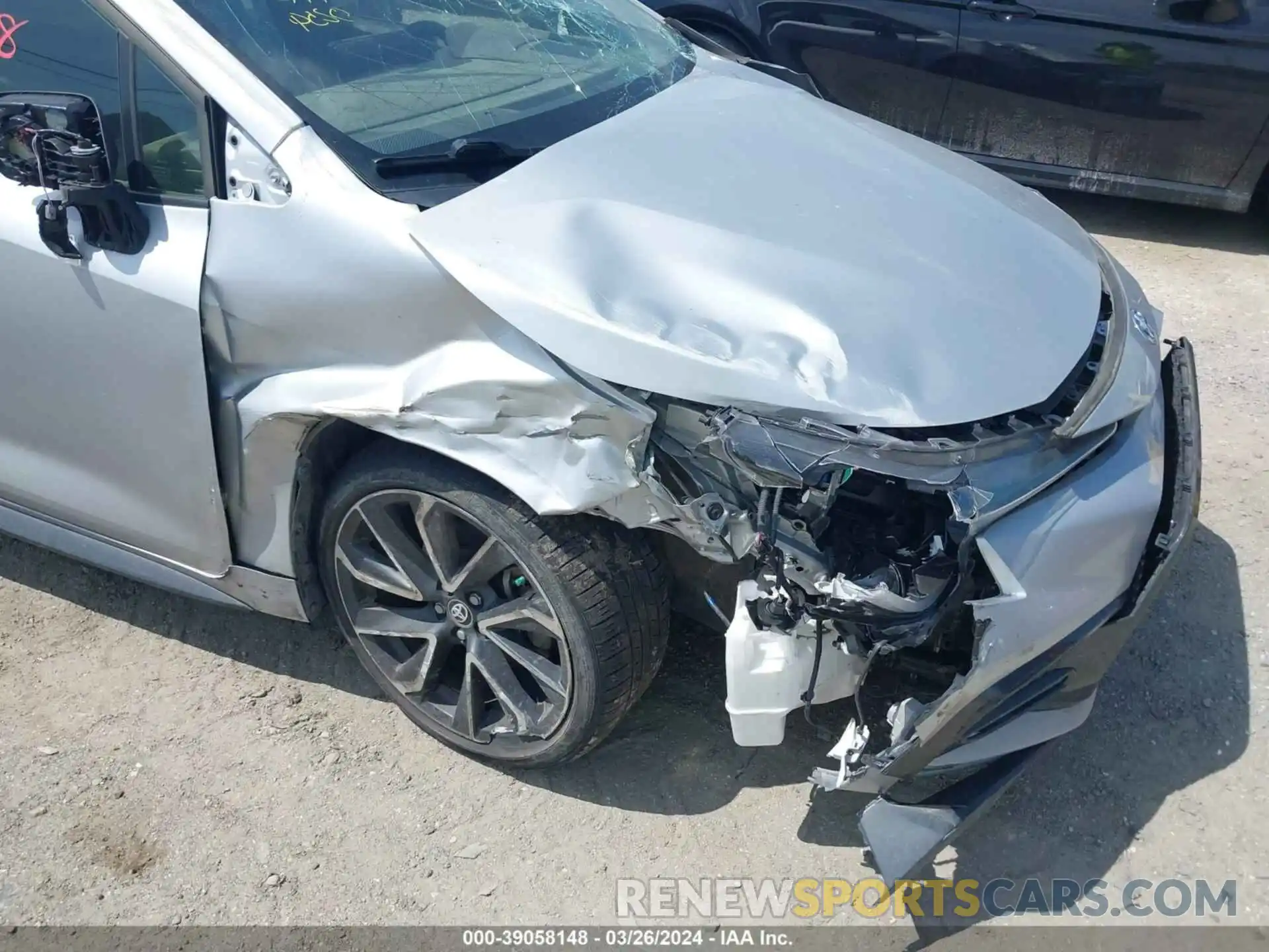 18 Photograph of a damaged car JTDM4MCE7NJ093587 TOYOTA COROLLA 2022