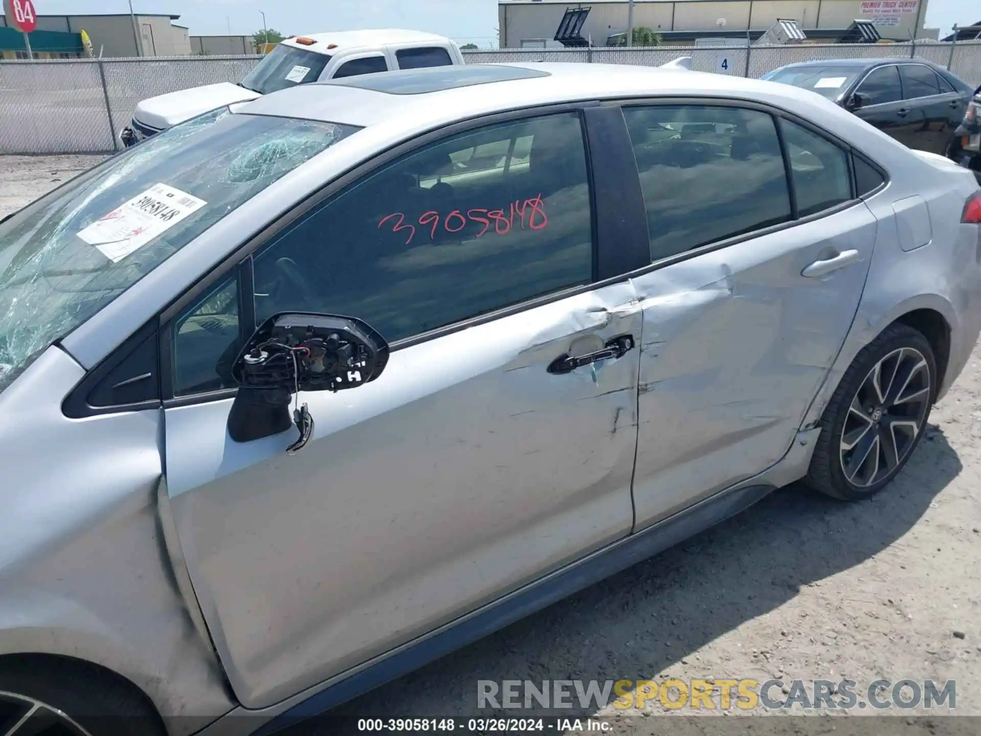 21 Photograph of a damaged car JTDM4MCE7NJ093587 TOYOTA COROLLA 2022